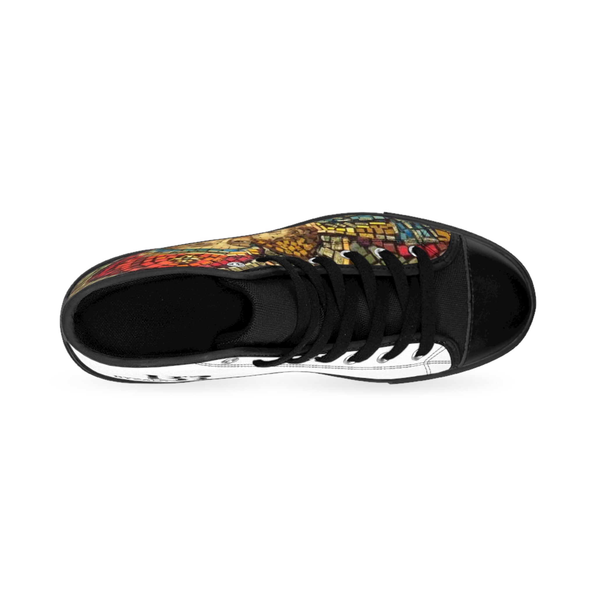 Artistic High-Top Sneakers with Iconic Design