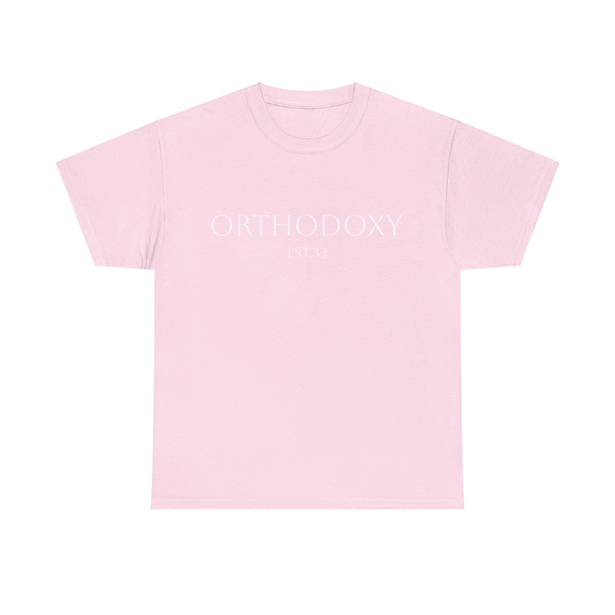 Orthodoxy Established 33 Unisex Heavy Cotton Tee
