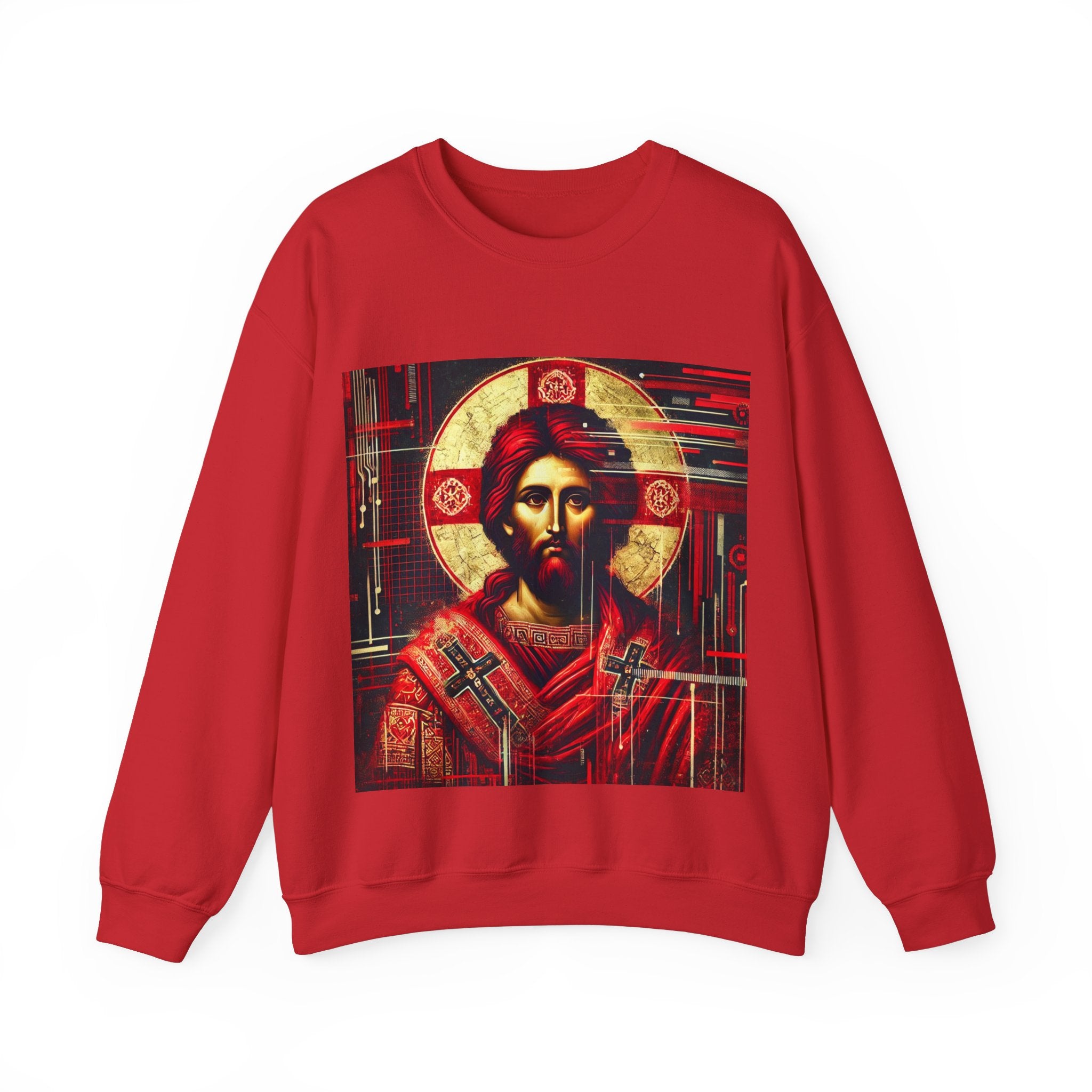 Christian Icon Crewneck Sweatshirt - Unisex Heavy Blend™