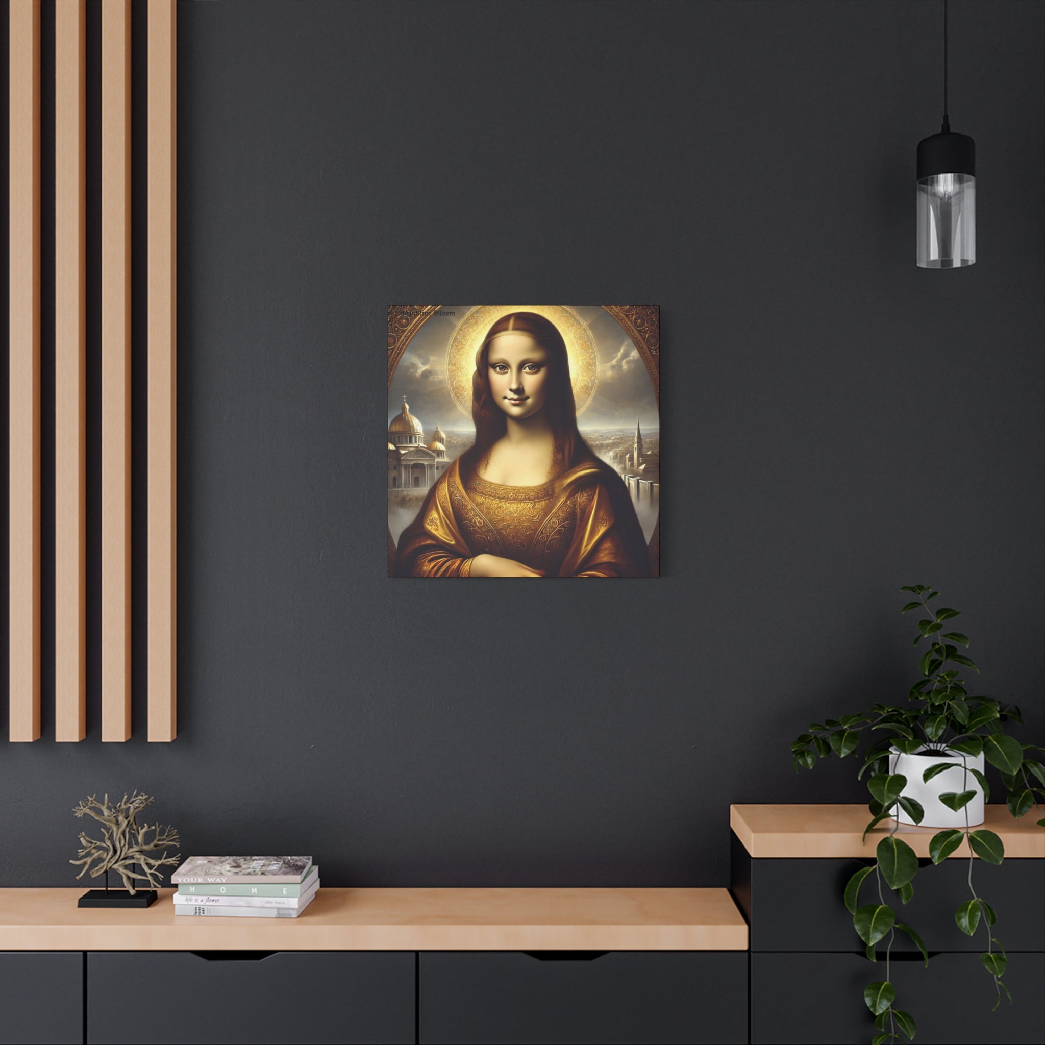 Mona Lisa Matte Canvas Wall Art – Classic Masterpiece Decor