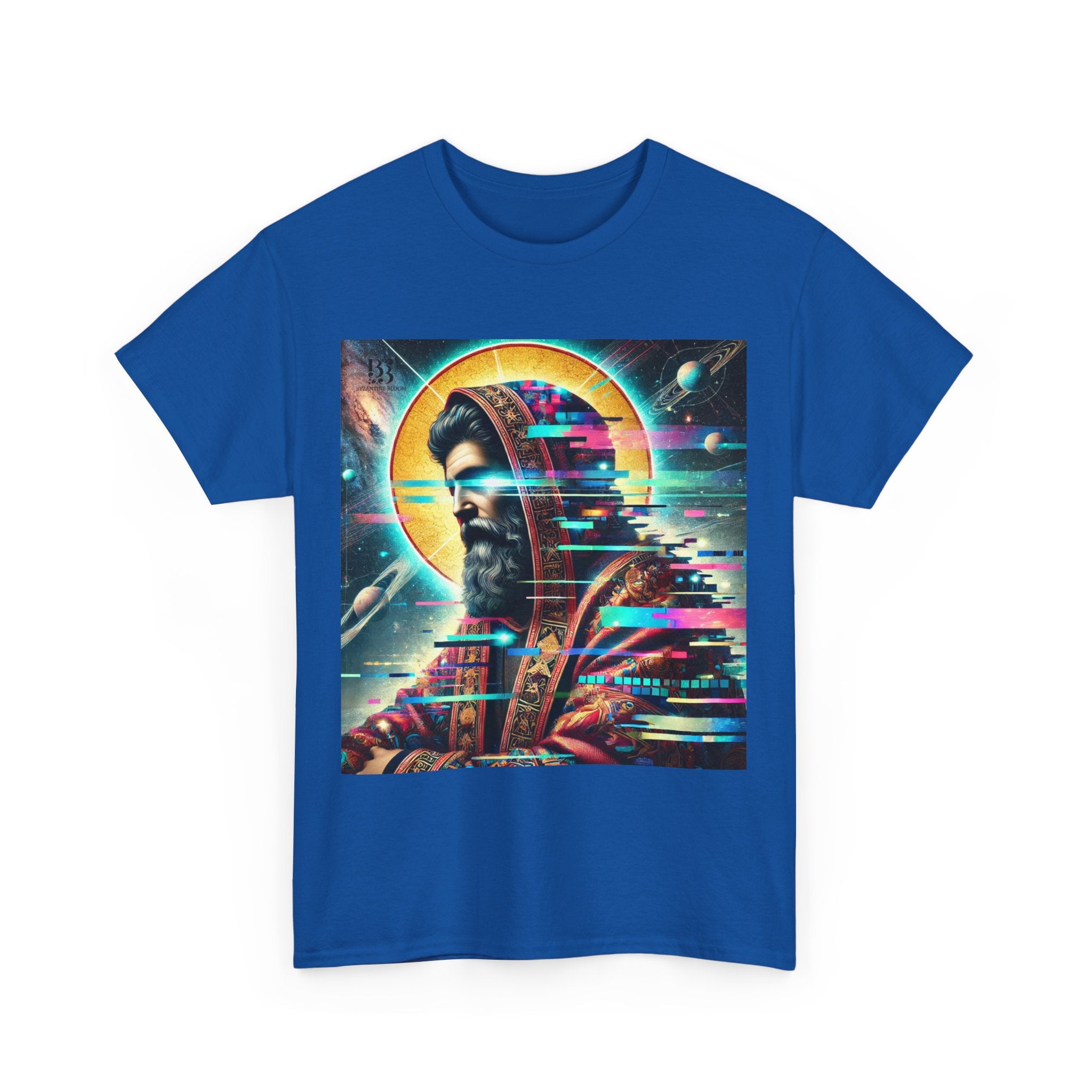 Vibrant Holy Man Graphic Tee - Unisex Heavy Cotton T-Shirt