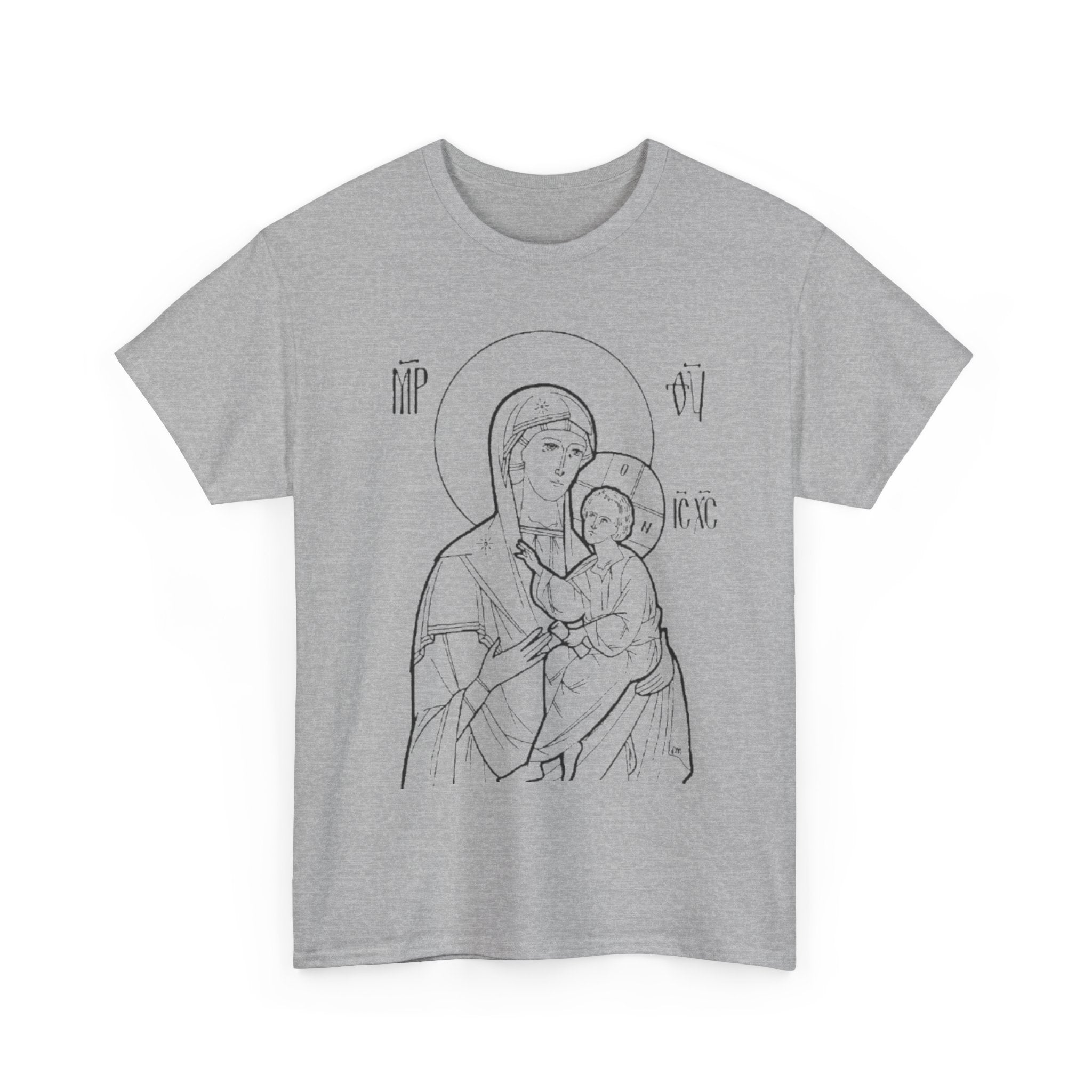 Outline - Blessed Mother & Child Design
