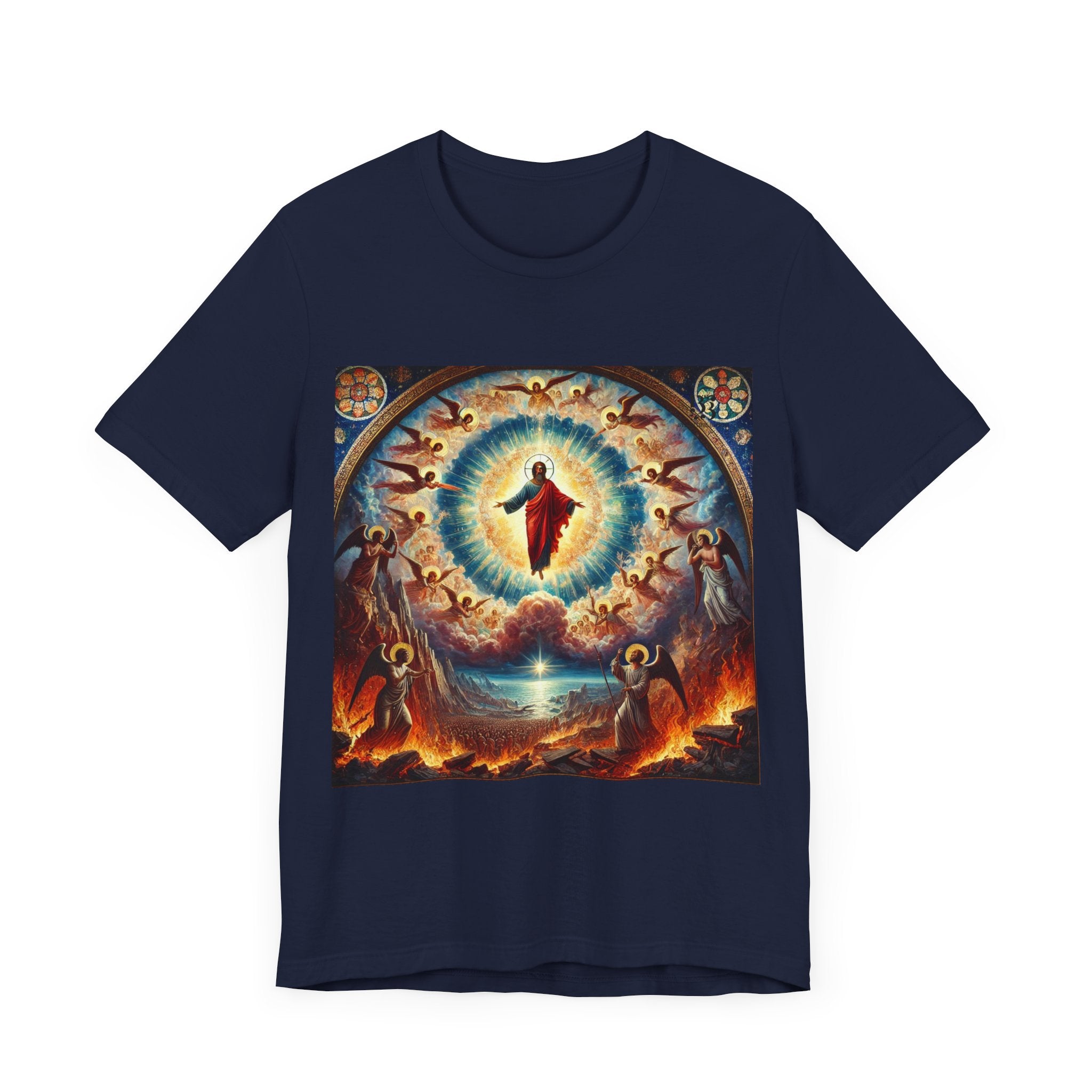 Heavenly Visions Unisex Jersey Short Sleeve Tee - Spiritual Artwork Design