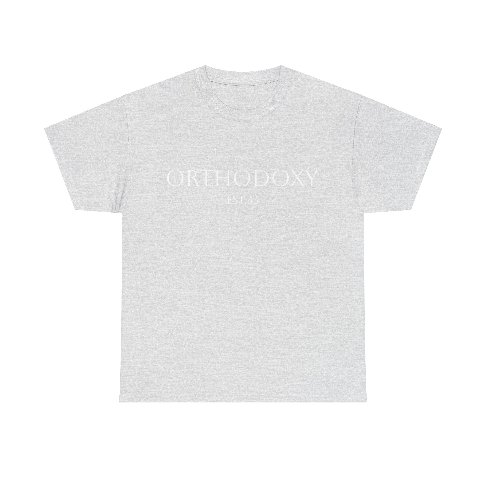 Orthodoxy Established 33 Unisex Heavy Cotton Tee