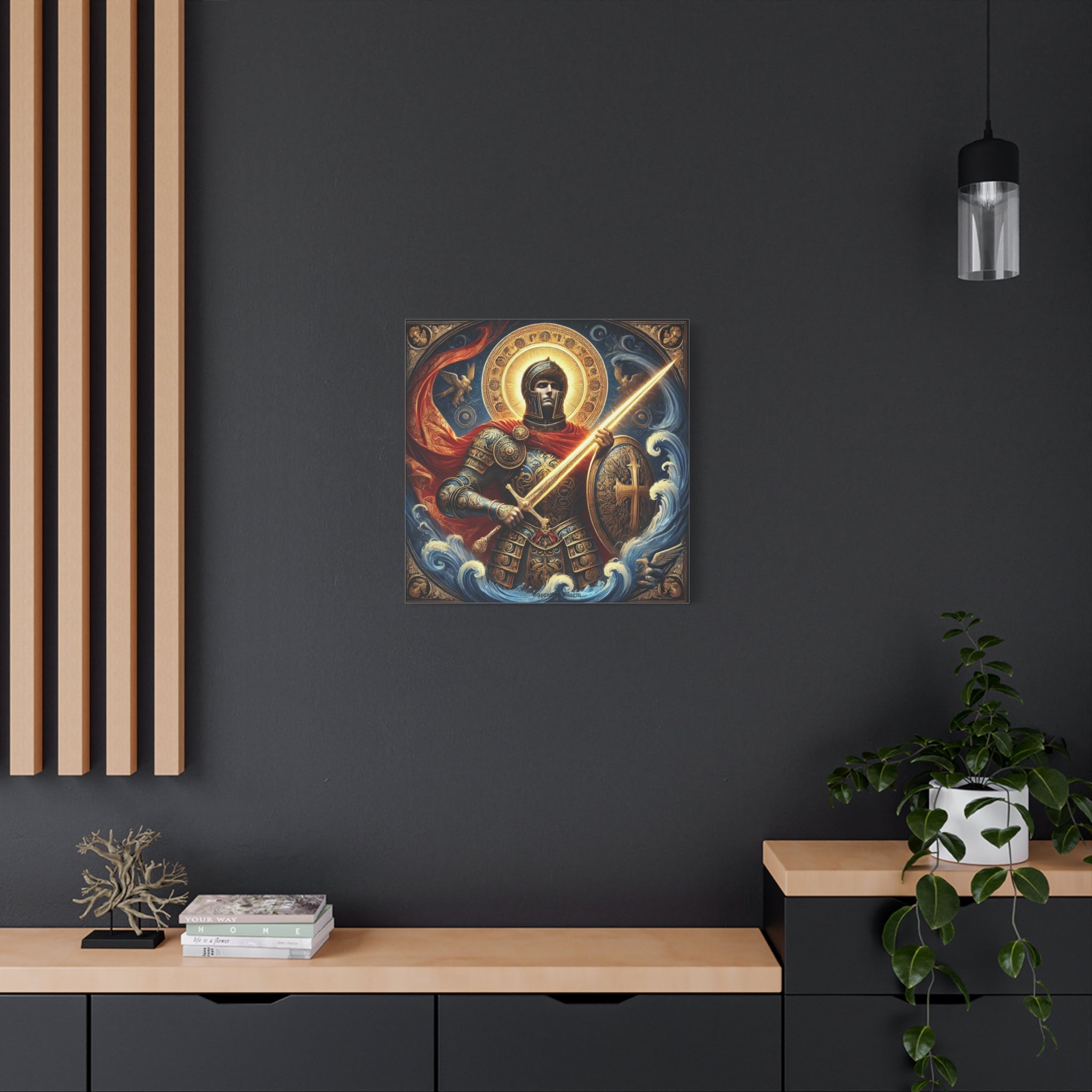 Warrior Canvas Art - Inspiring Gladiator Wall Decor
