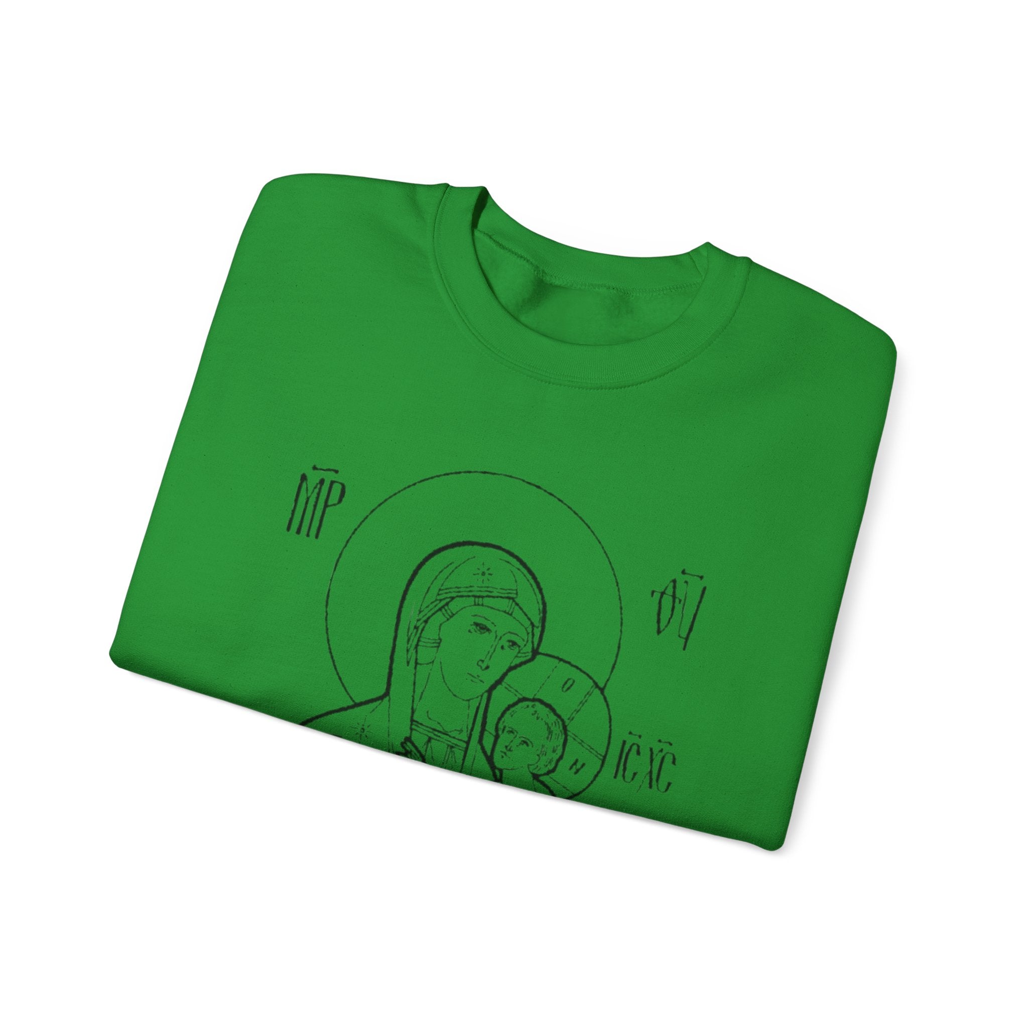 Holy Mother Unisex Sweatshirt – Vintage Religious Design