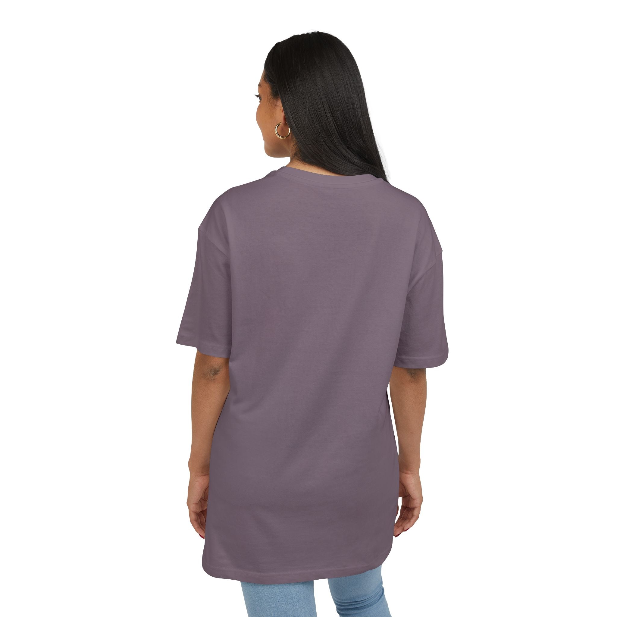 Artistic Mosaic Unisex Heavy Oversize Tee - Unique Graphic Design for Casual Style