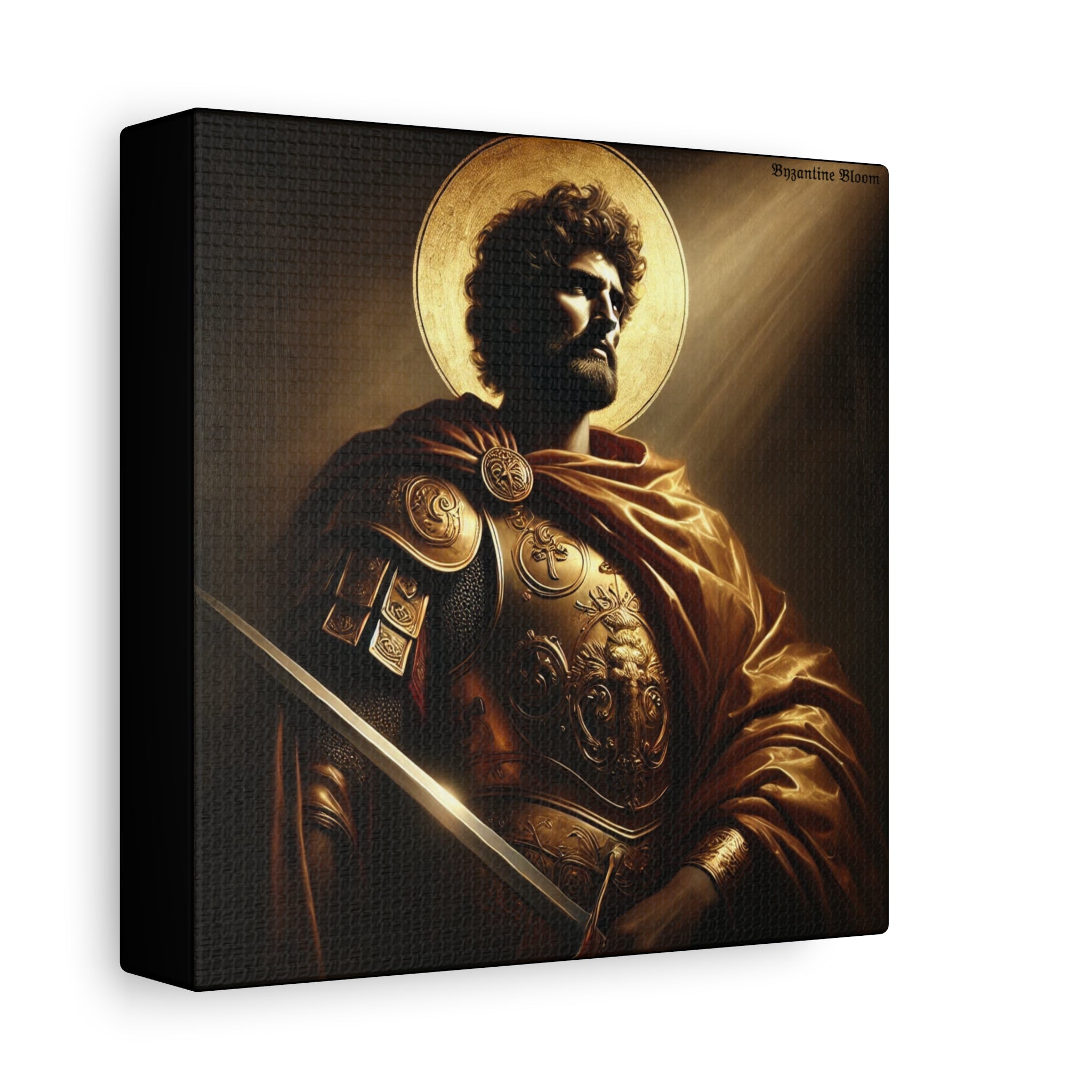 Heroic Saint Matte Canvas Wall Art - 1.25" Stretched
