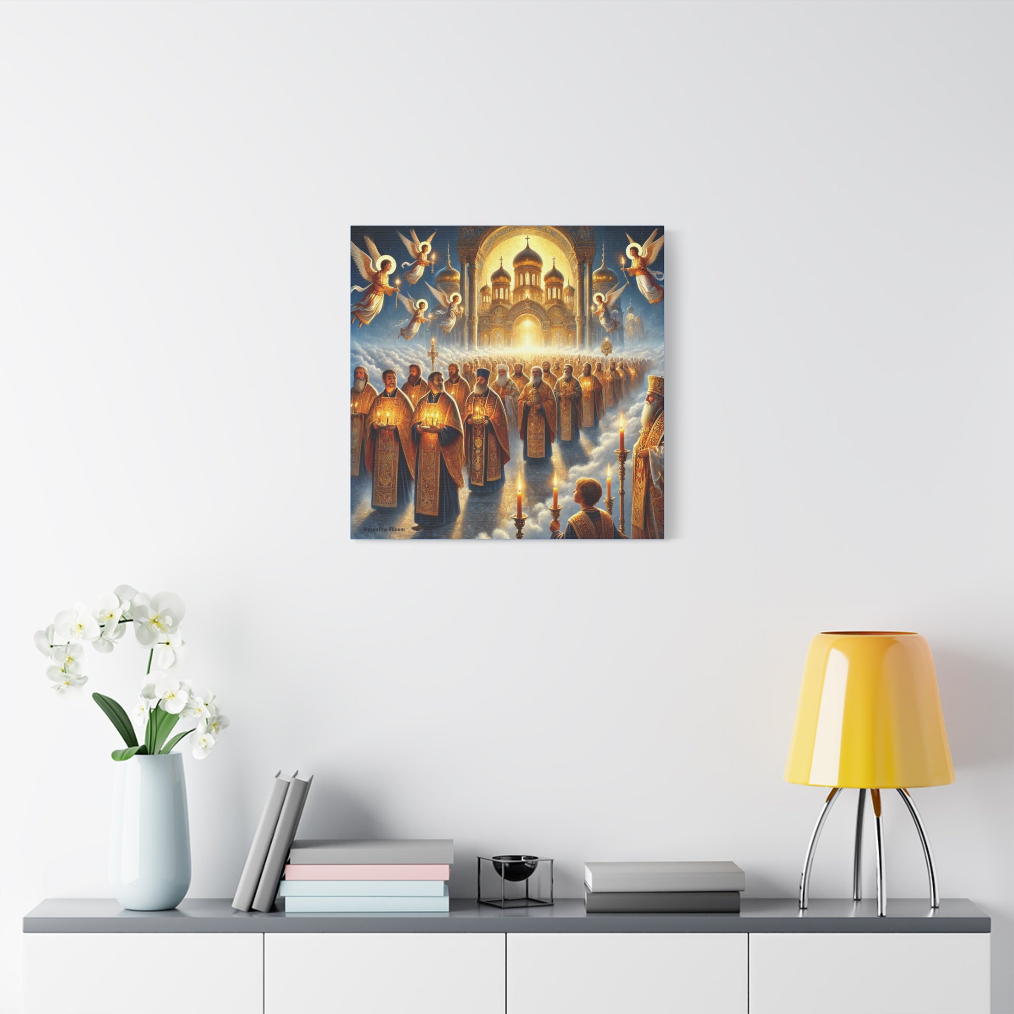 Spiritual Art Canvas Print - Orthodox Ceremony Scene