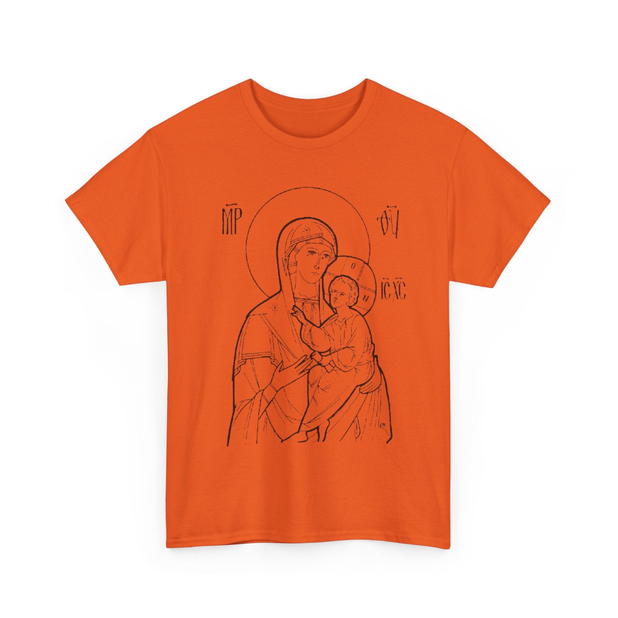 Outline - Blessed Mother & Child Design