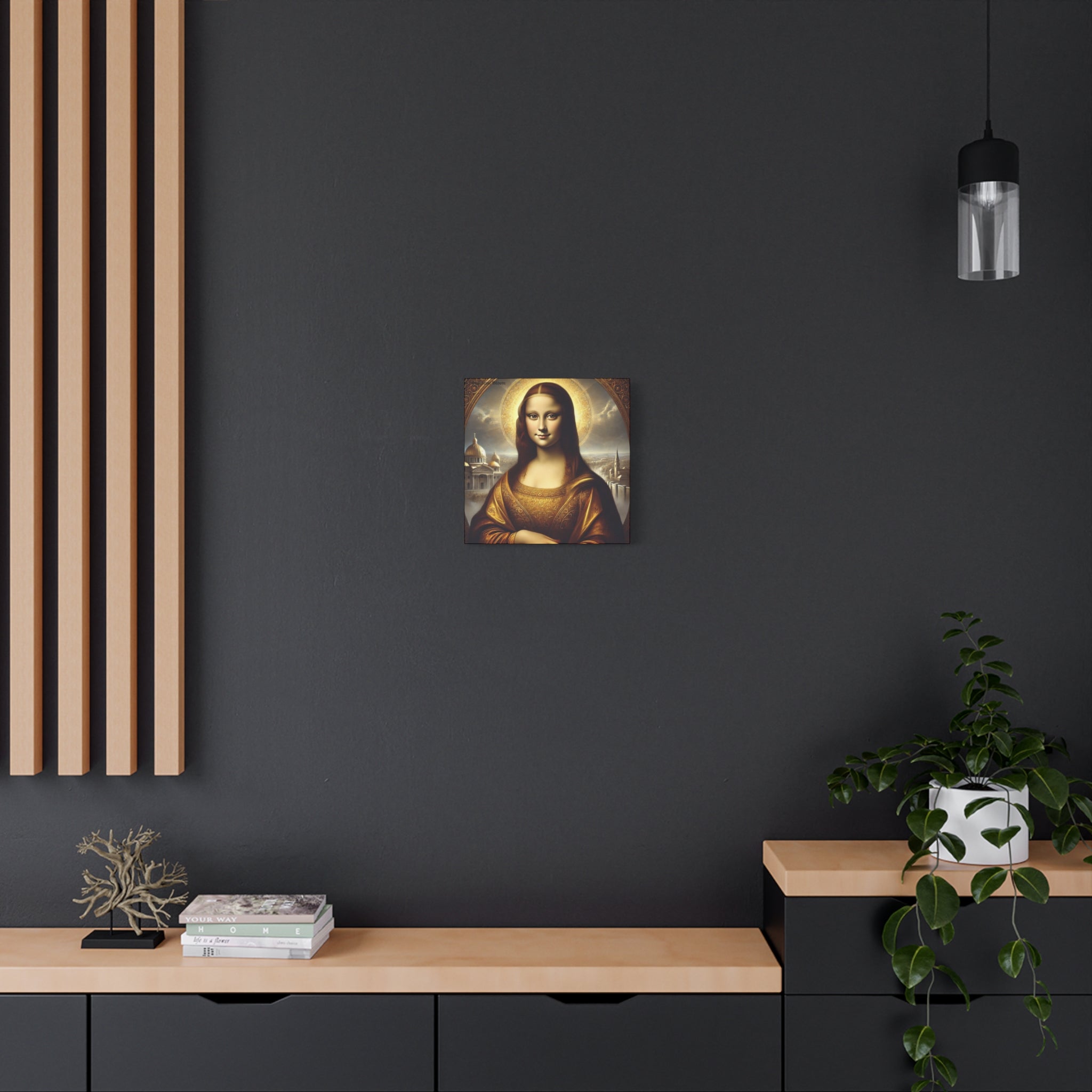 Mona Lisa Matte Canvas Wall Art – Classic Masterpiece Decor