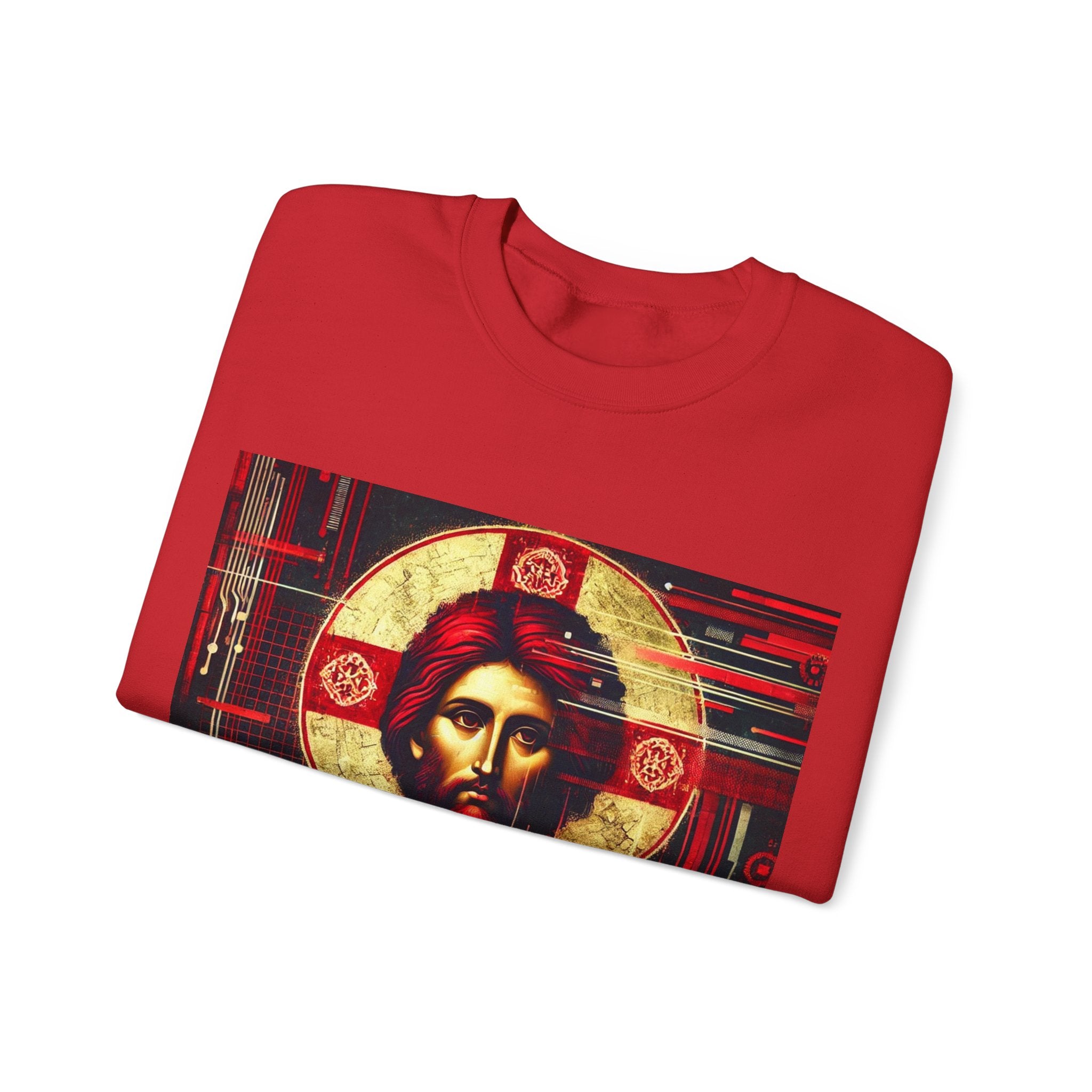 Christian Icon Crewneck Sweatshirt - Unisex Heavy Blend™