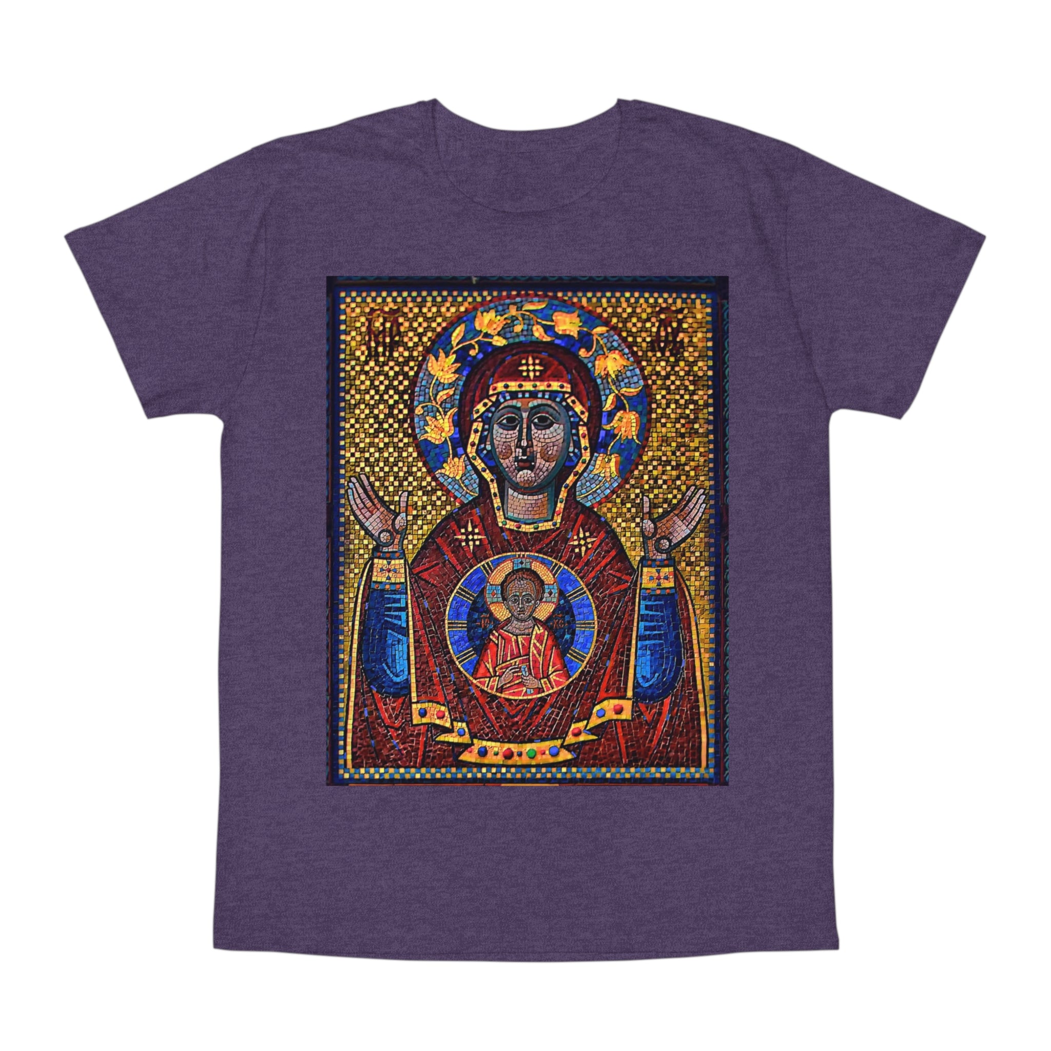 Unisex Iconic Virgin Mary Graphic T-Shirt - Spiritual Art Tee
