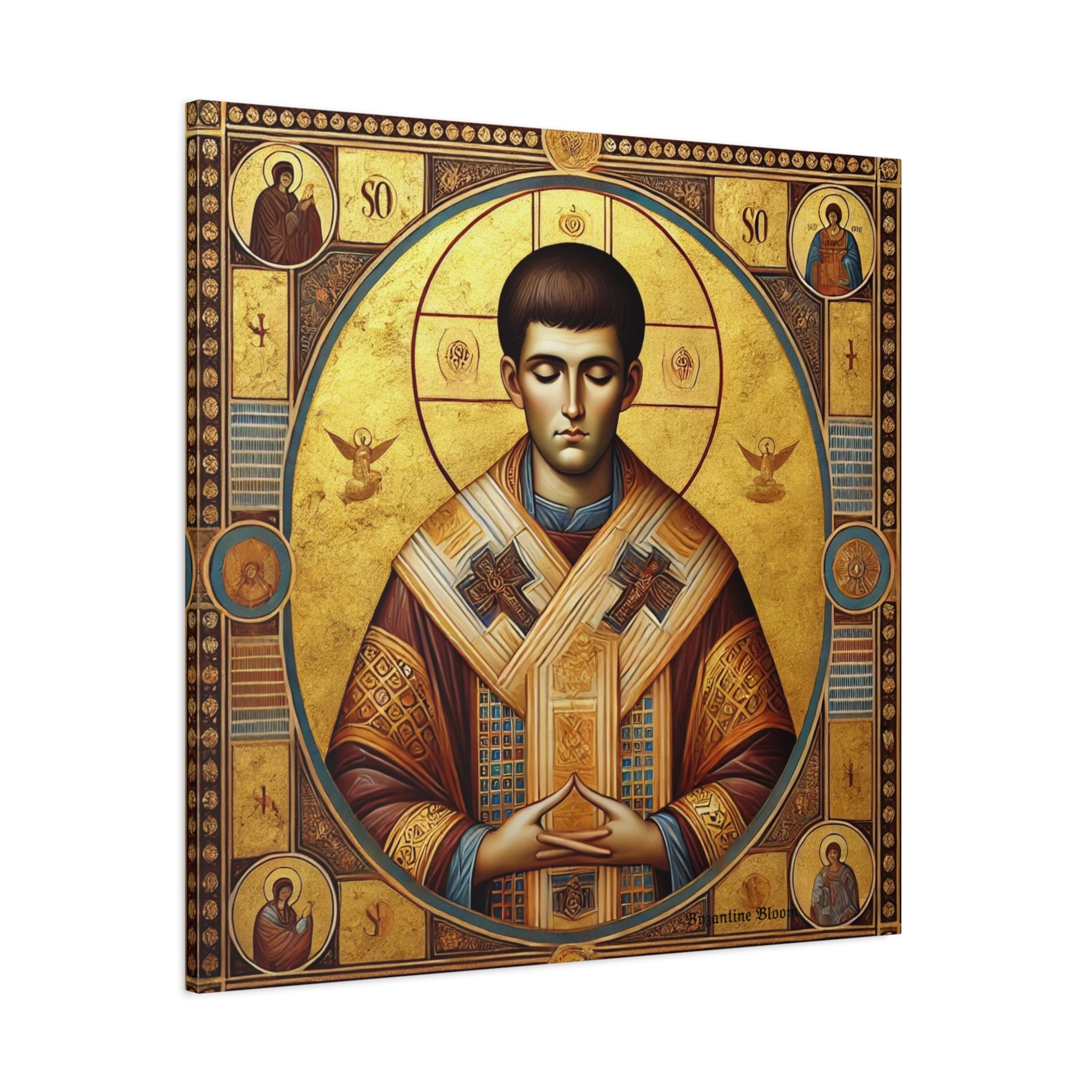 Religious Canvas Wall Art - Iconic Saint Artwork