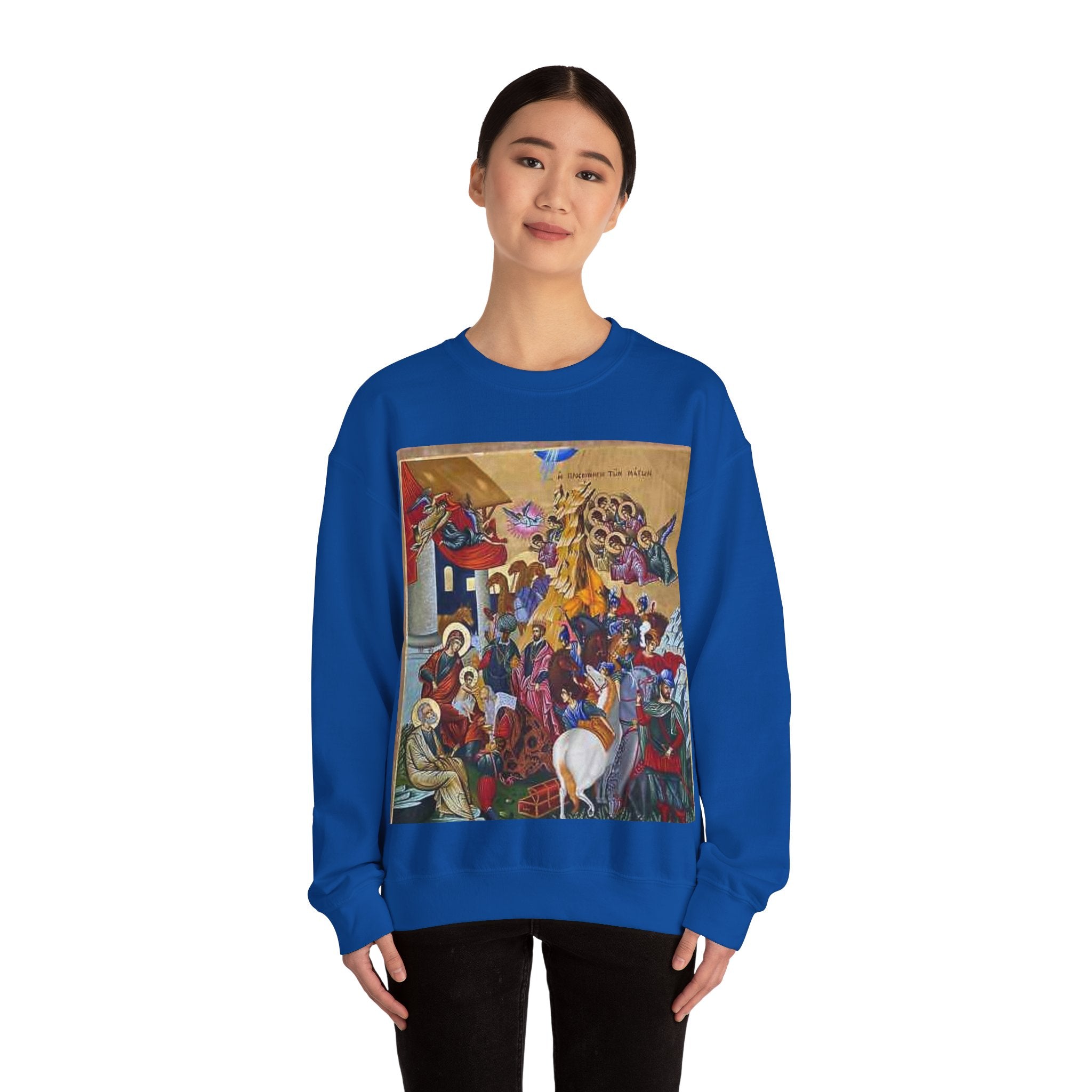 Artistic Crewneck Sweatshirt - Celebrating Heritage & Creativity