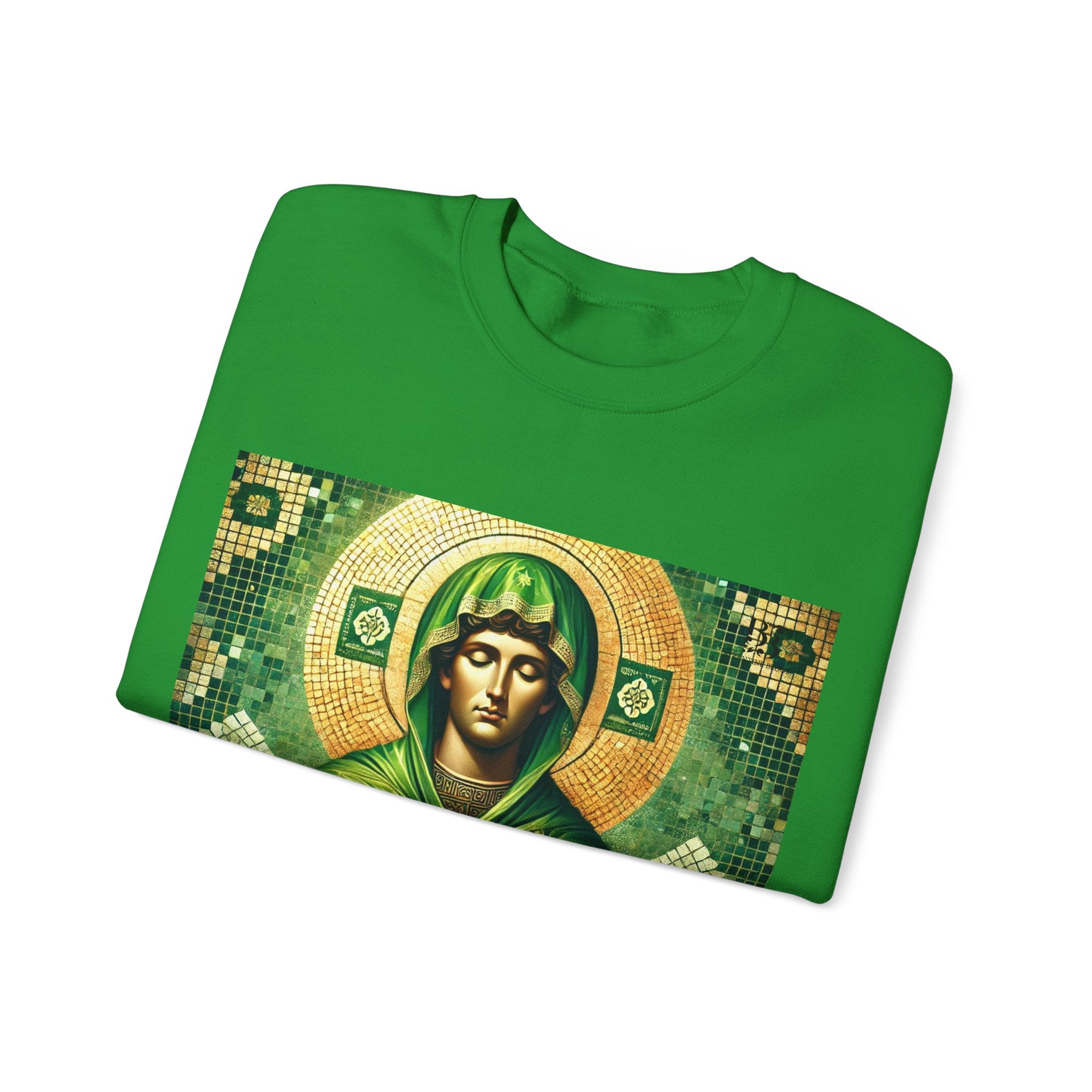 Spiritual Green Goddess Crewneck Sweatshirt | Unisex Heavy Blend™