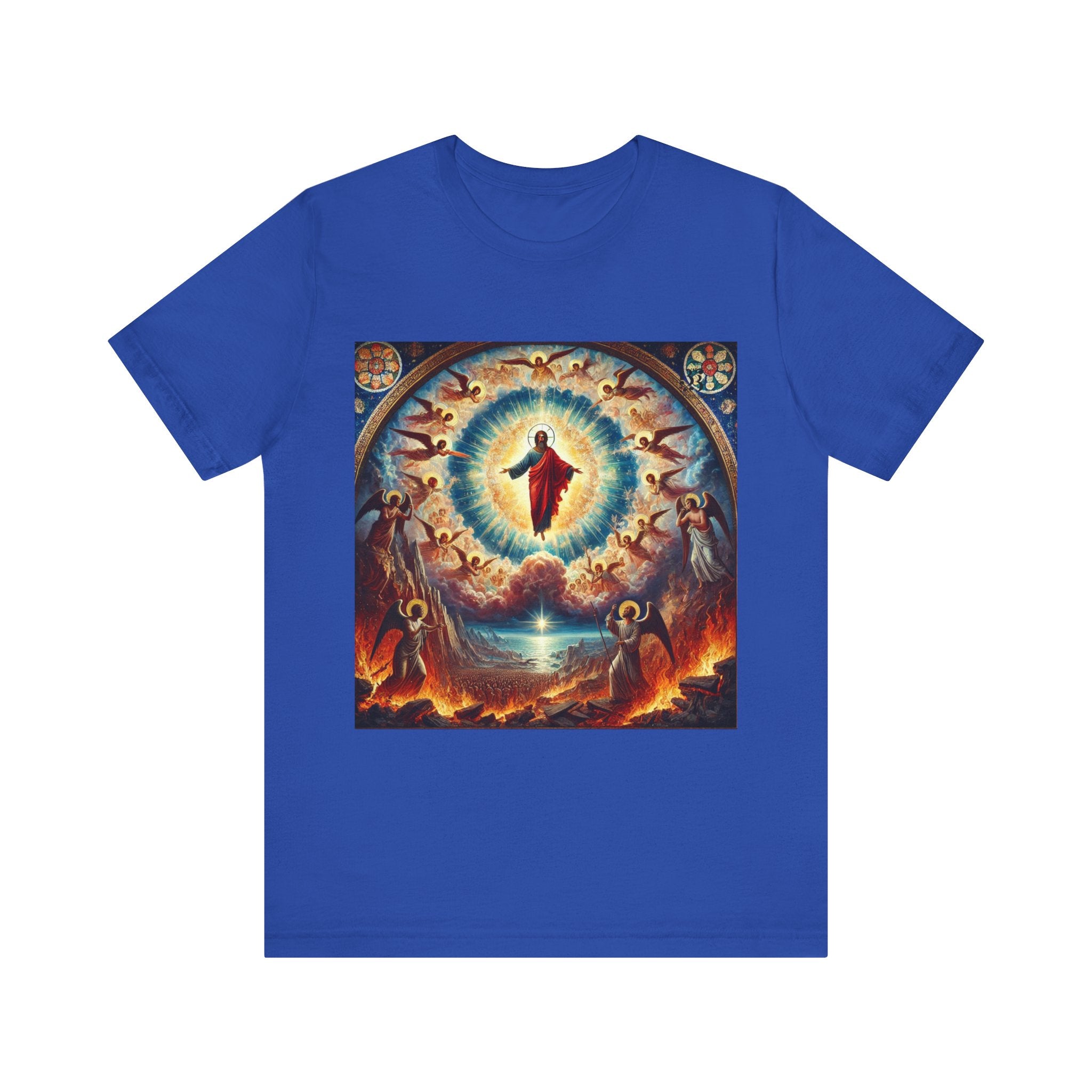 Heavenly Visions Unisex Jersey Short Sleeve Tee - Spiritual Artwork Design