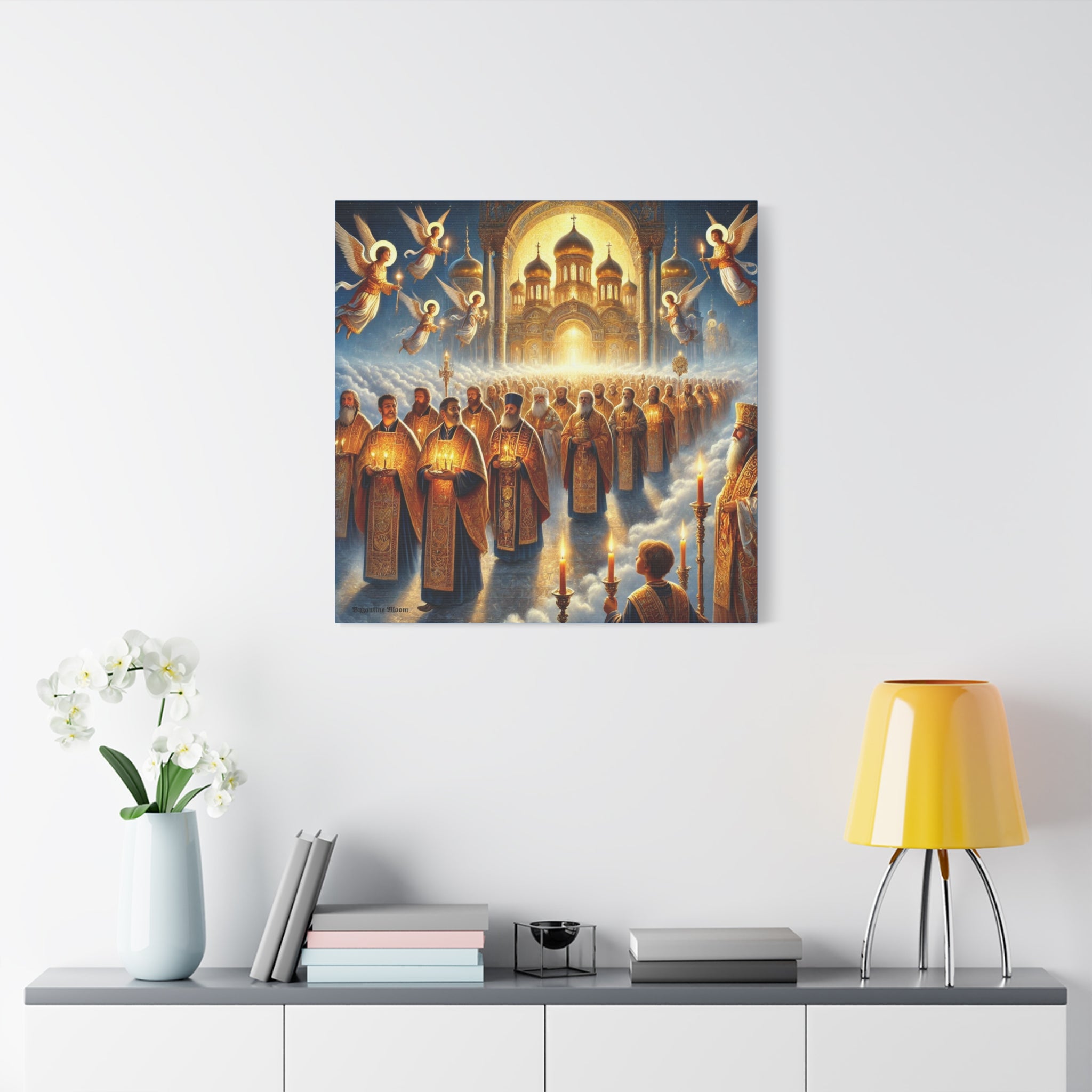 Spiritual Art Canvas Print - Orthodox Ceremony Scene