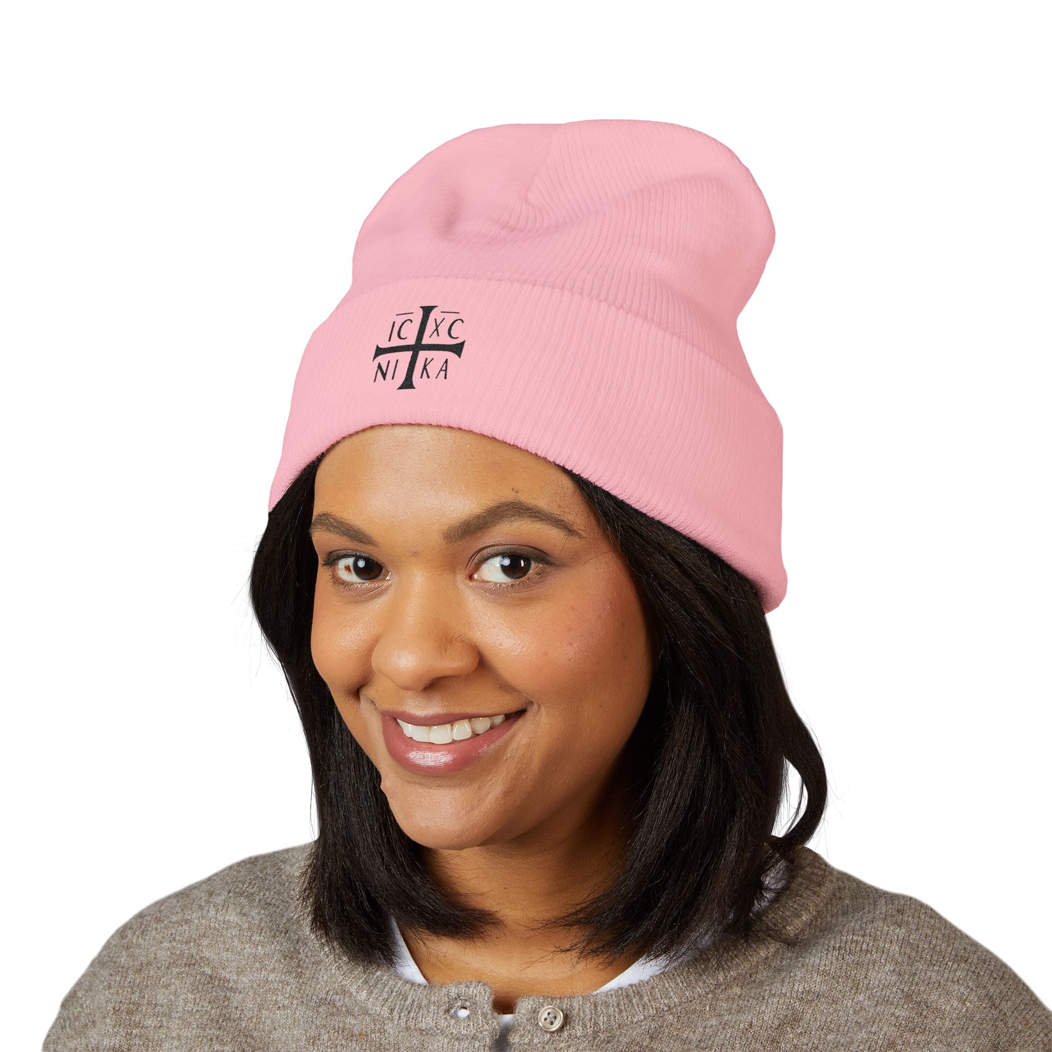 Embroidered IC XC NIKA Beanie