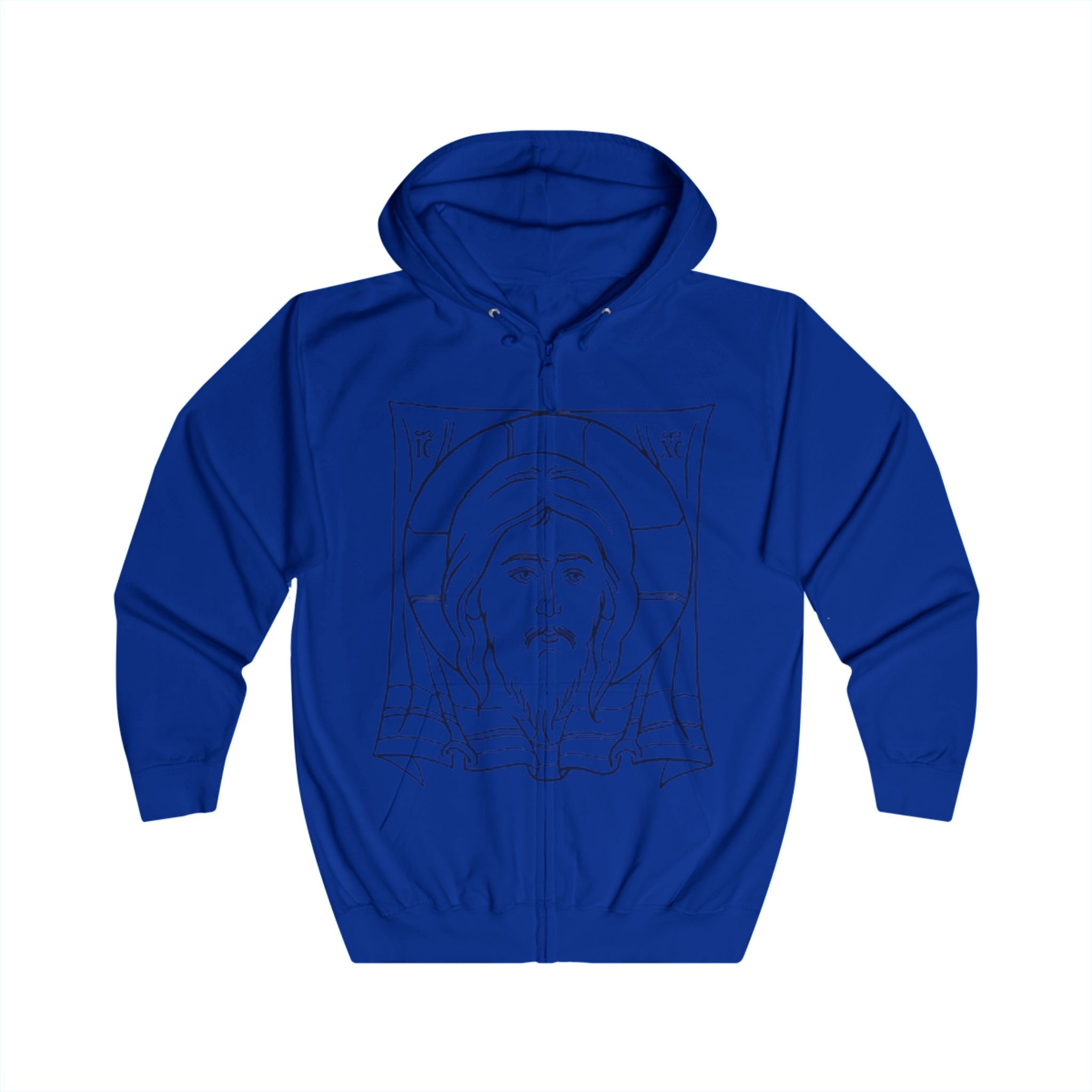 Stylish Unisex Full Zip Hoodie with Inspirational Design