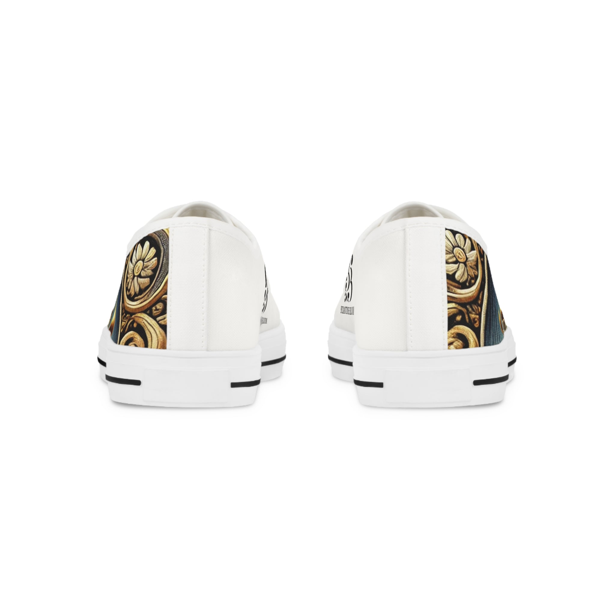 Luxury Patterned Low Top Sneakers for Stylish Men