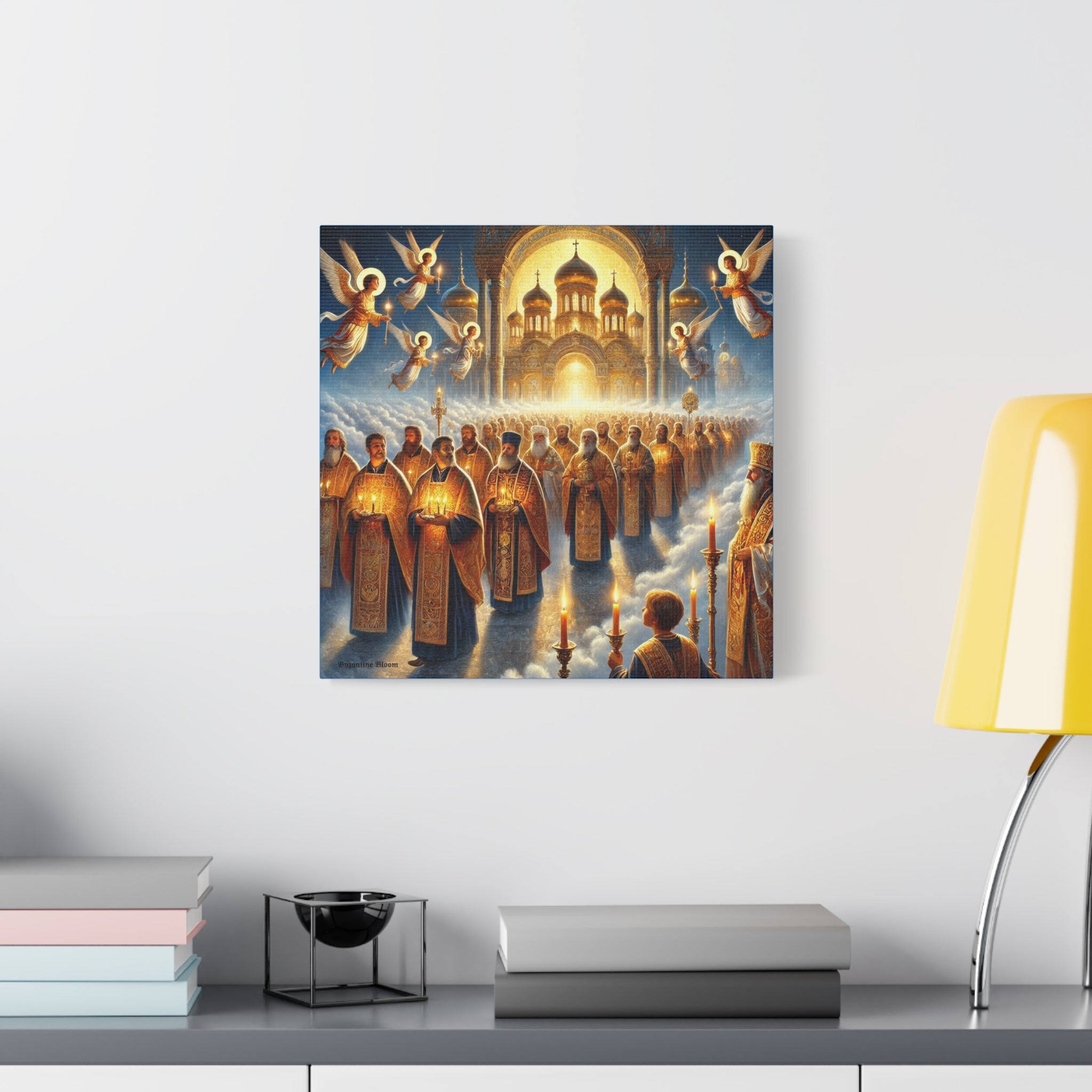 Spiritual Art Canvas Print - Orthodox Ceremony Scene