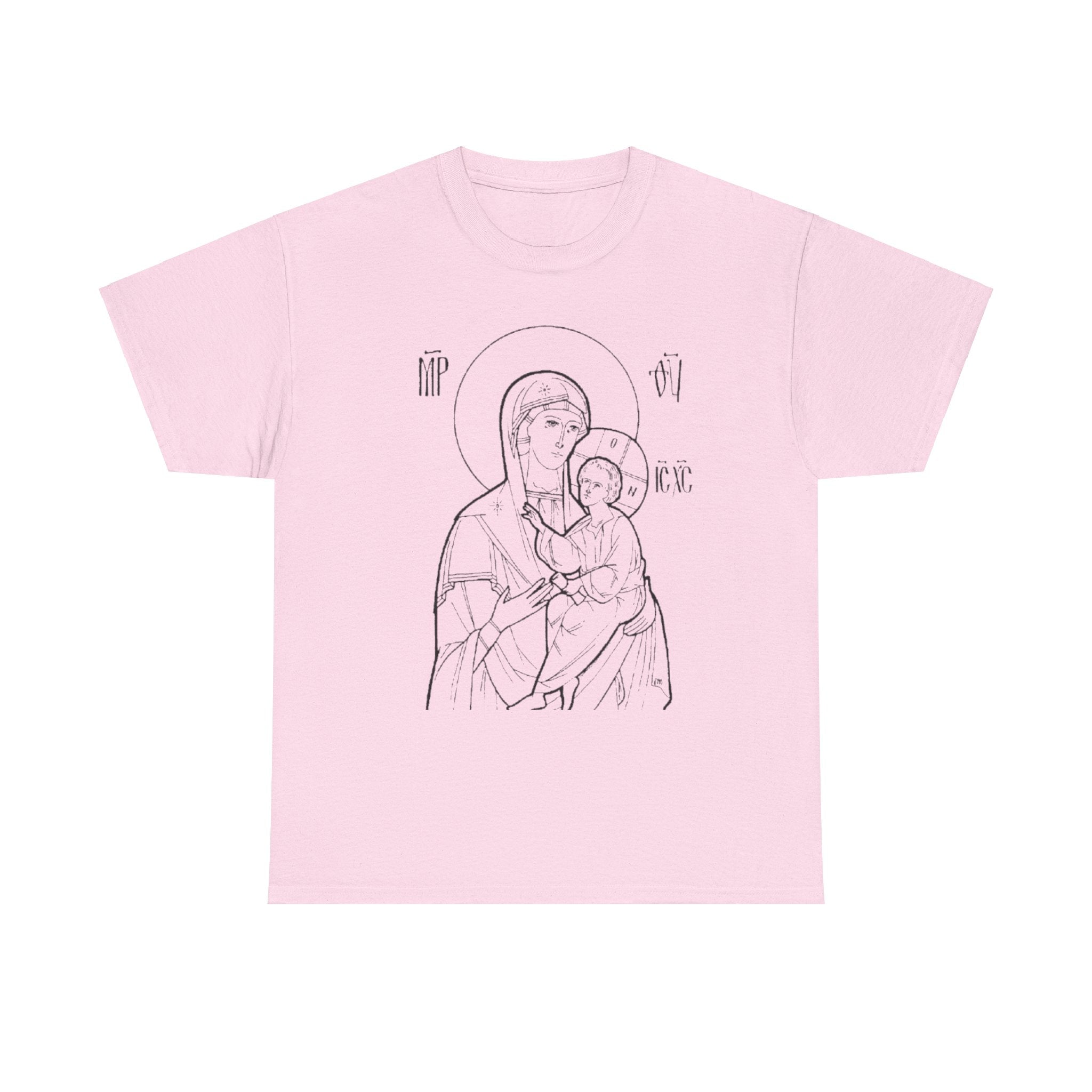Outline - Blessed Mother & Child Design