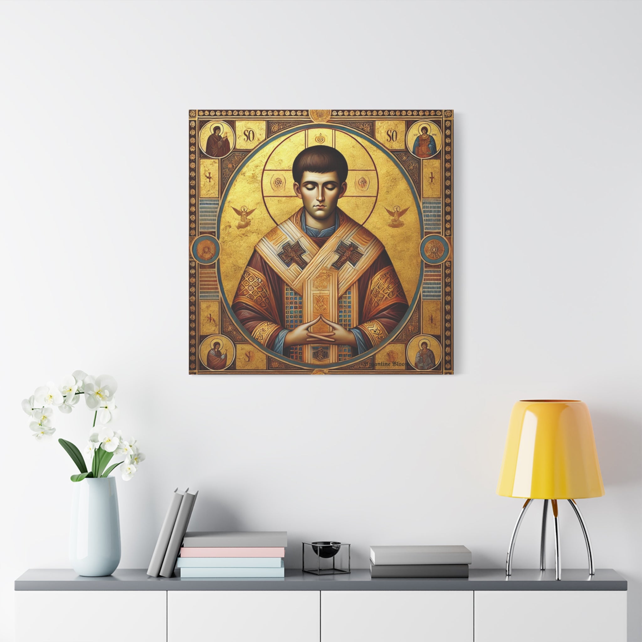 Religious Canvas Wall Art - Iconic Saint Artwork