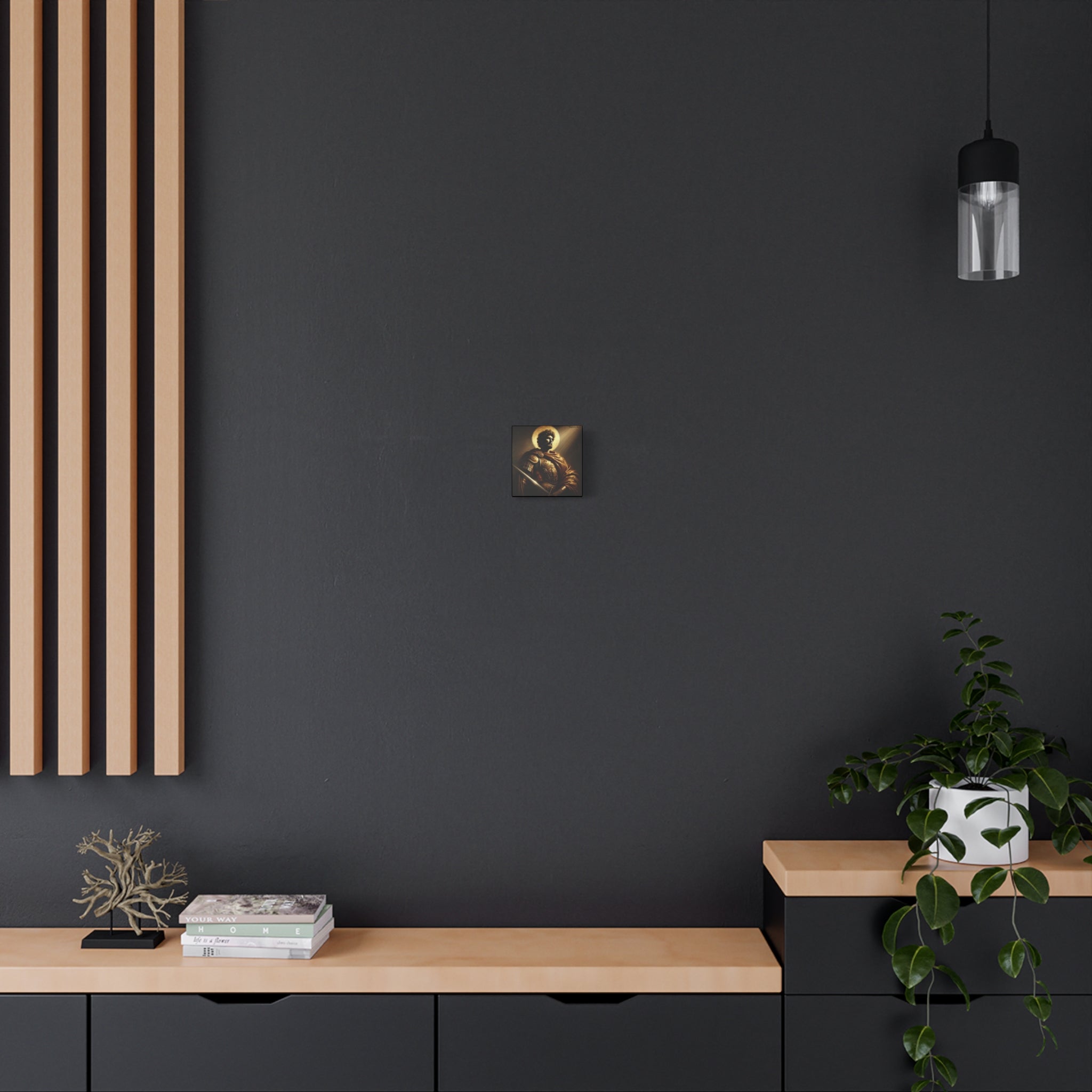 Heroic Saint Matte Canvas Wall Art - 1.25" Stretched