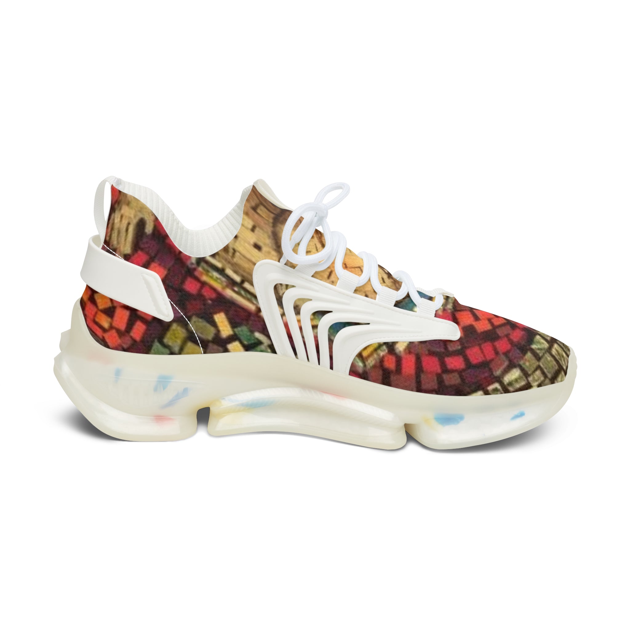 Colorful Women's Mesh Sneakers - Stylish Athletic Footwear for Active Days