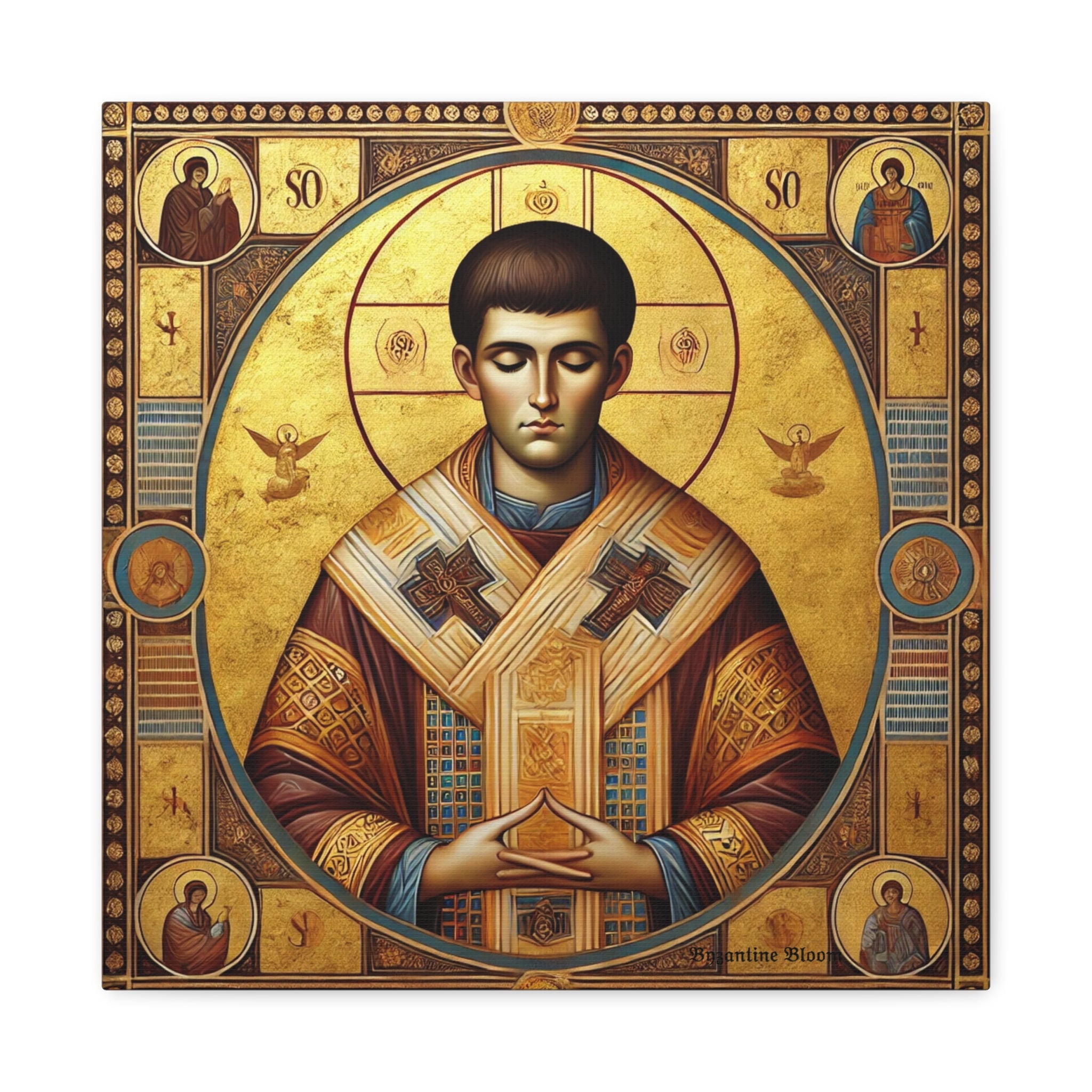 Religious Canvas Wall Art - Iconic Saint Artwork