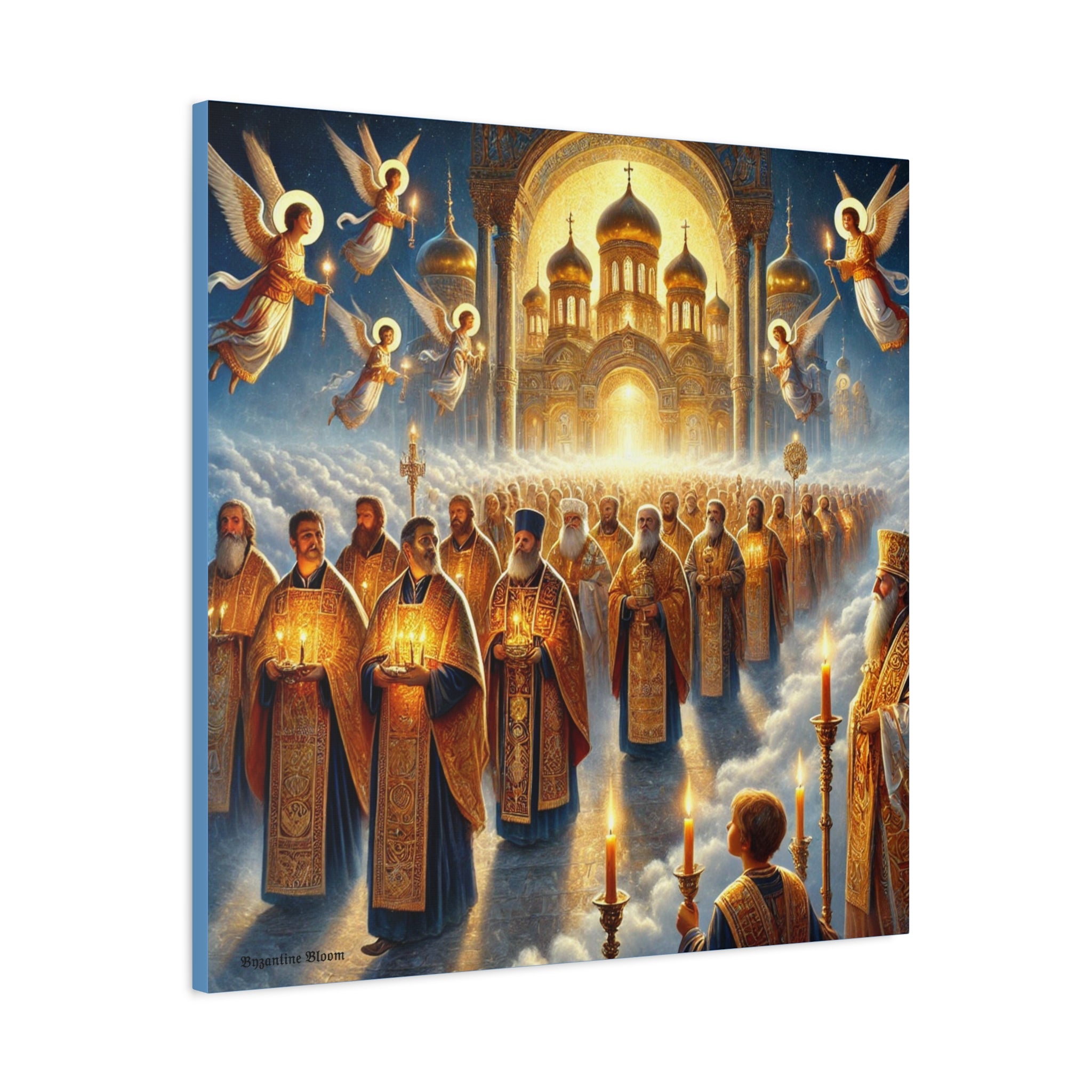 Spiritual Art Canvas Print - Orthodox Ceremony Scene