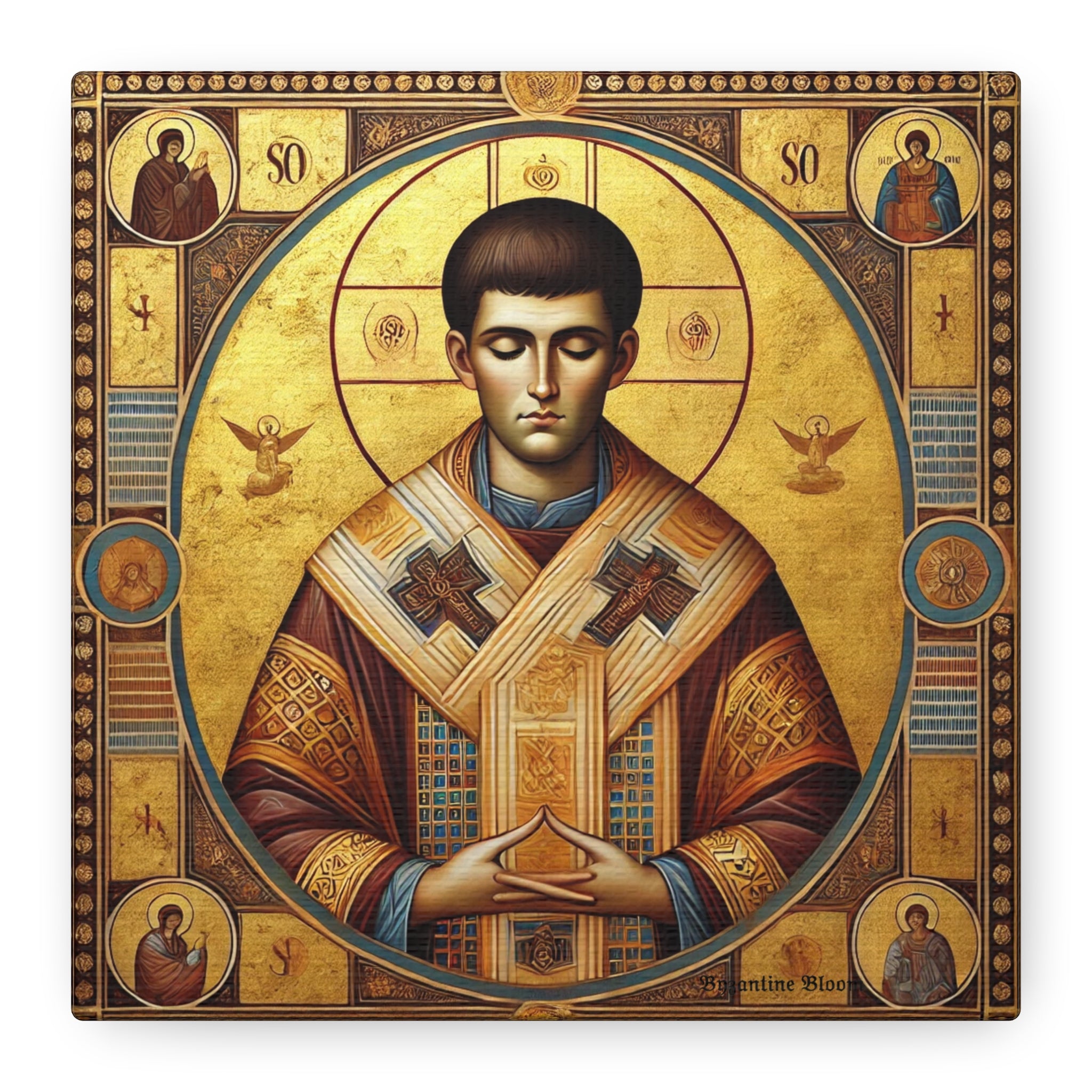 Religious Canvas Wall Art - Iconic Saint Artwork