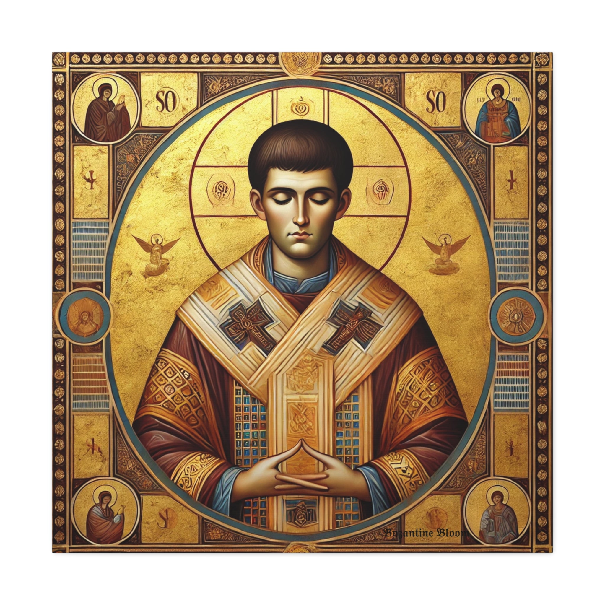 Religious Canvas Wall Art - Iconic Saint Artwork