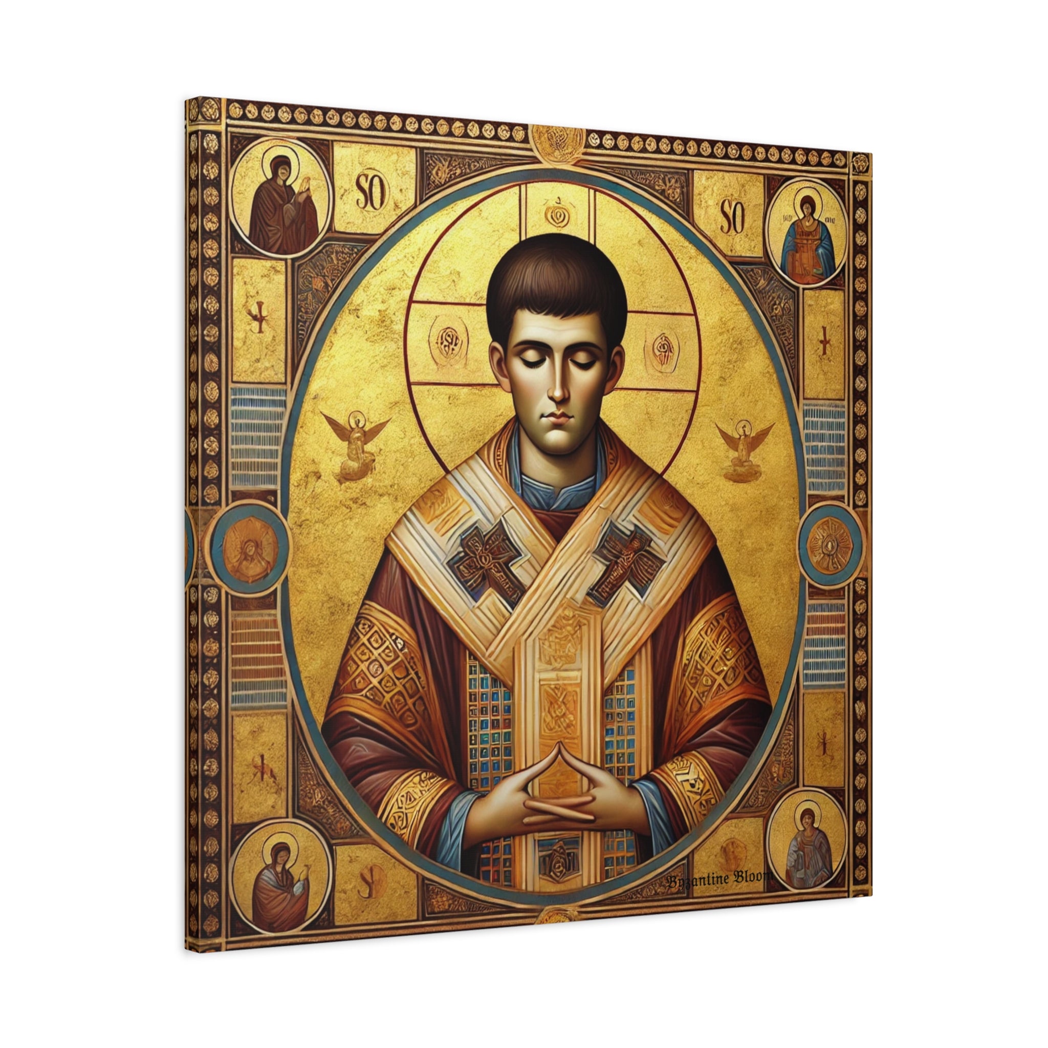 Religious Canvas Wall Art - Iconic Saint Artwork