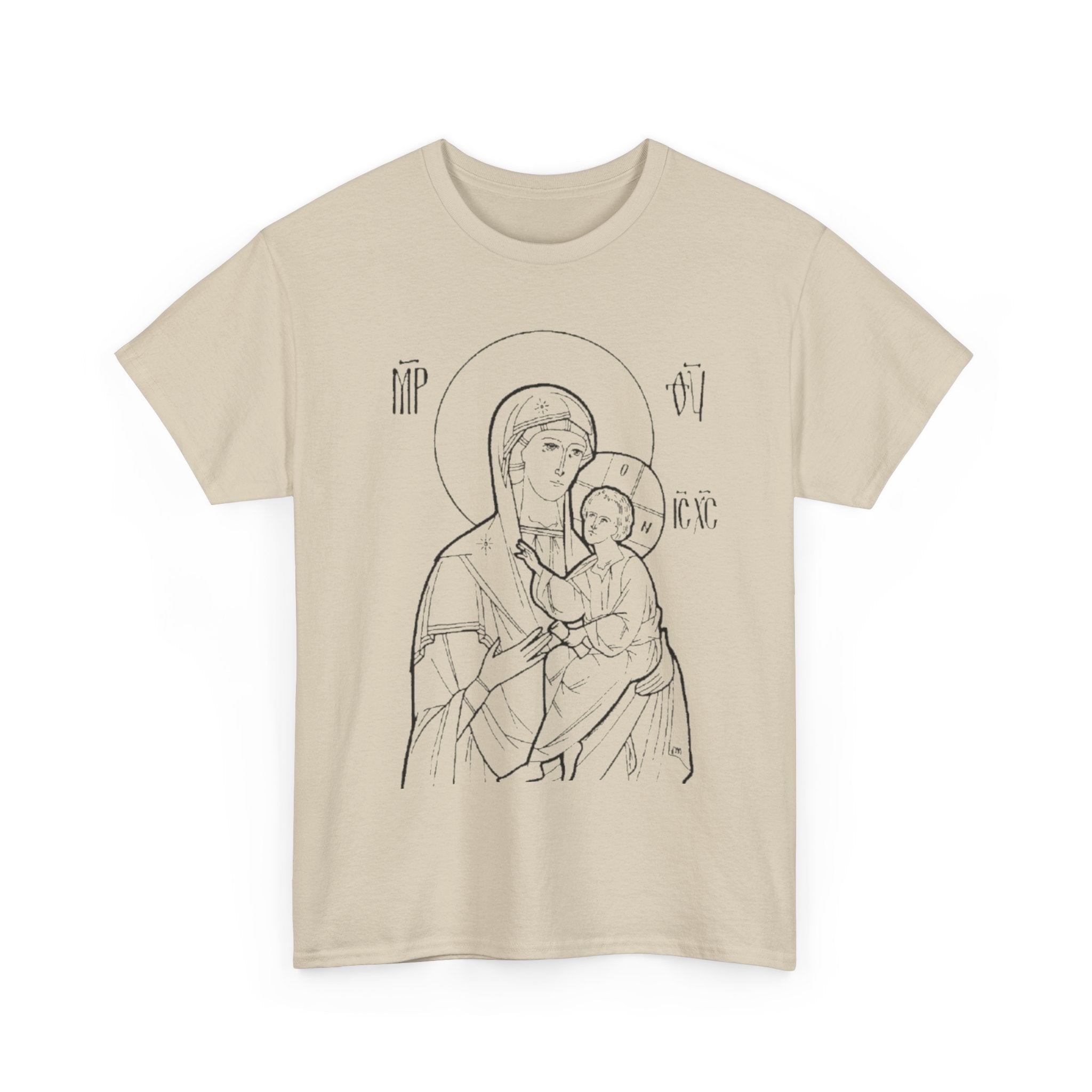 Outline - Blessed Mother & Child Design