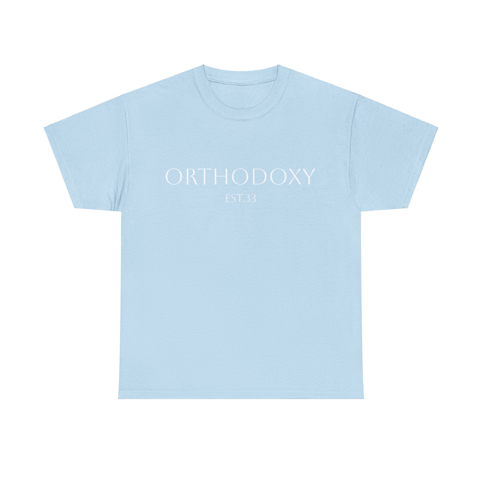 Orthodoxy Established 33 Unisex Heavy Cotton Tee