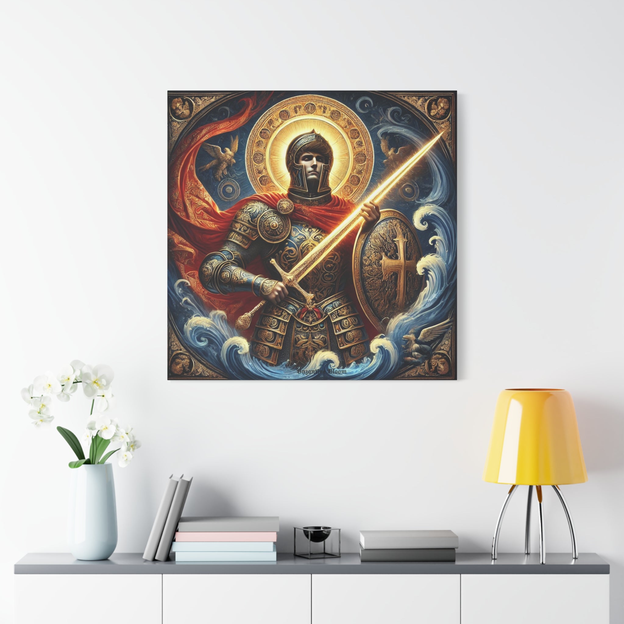 Warrior Canvas Art - Inspiring Gladiator Wall Decor