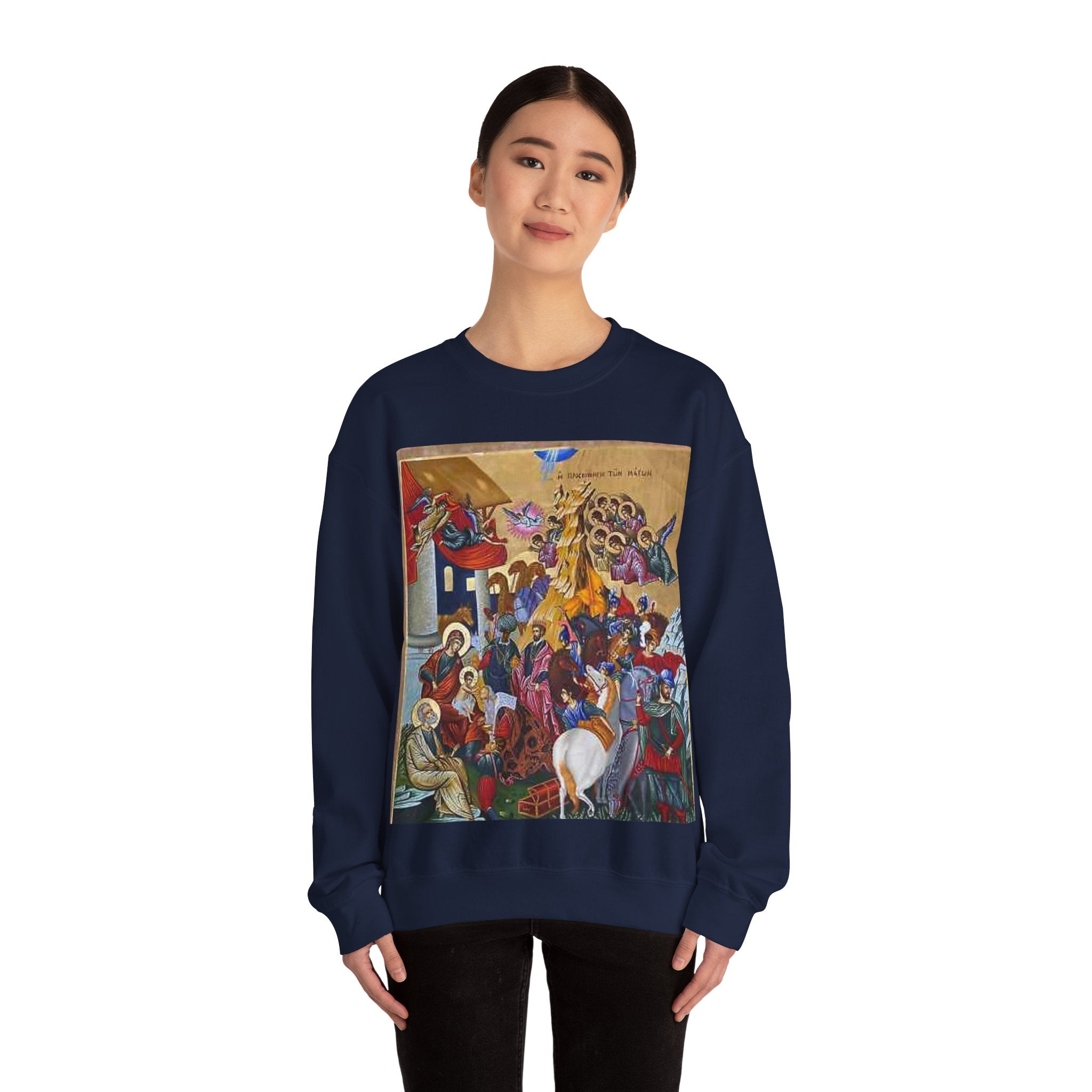 Artistic Crewneck Sweatshirt - Celebrating Heritage & Creativity