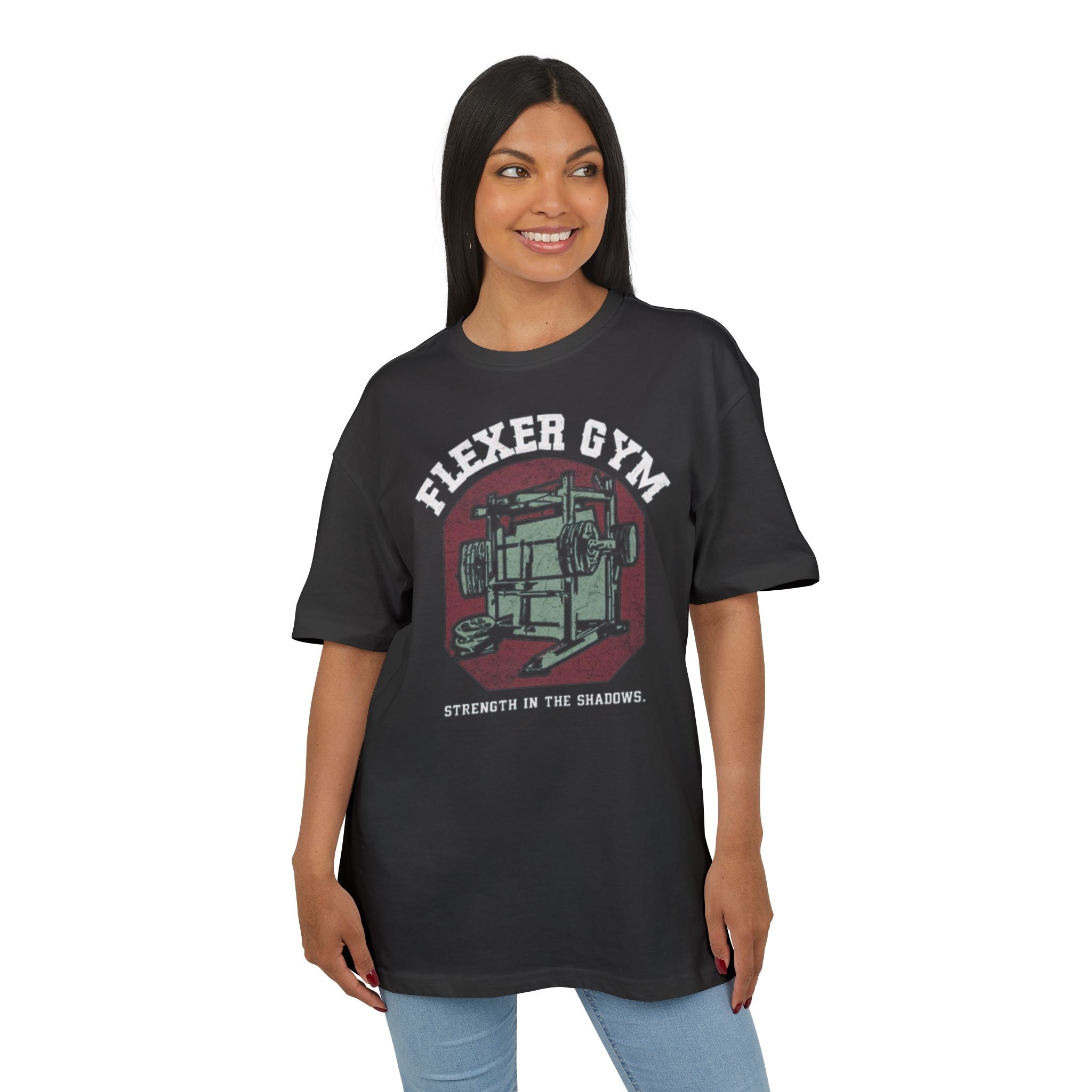 Strength in the Struggle Unisex Oversize Tee, Gym Apparel, Fitness Gift, Workout Clothing, Casual Tee, Strength Training Shirt