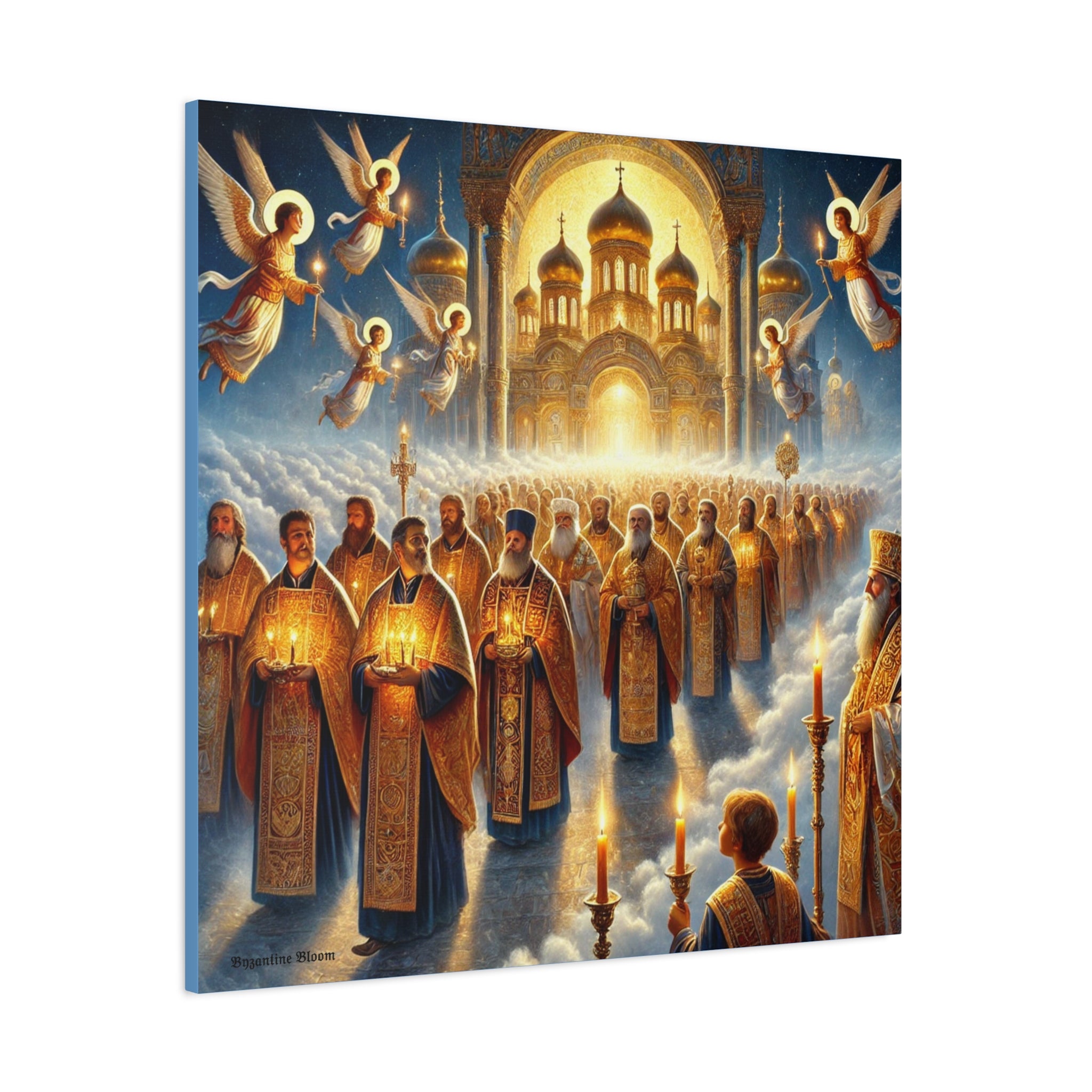 Spiritual Art Canvas Print - Orthodox Ceremony Scene