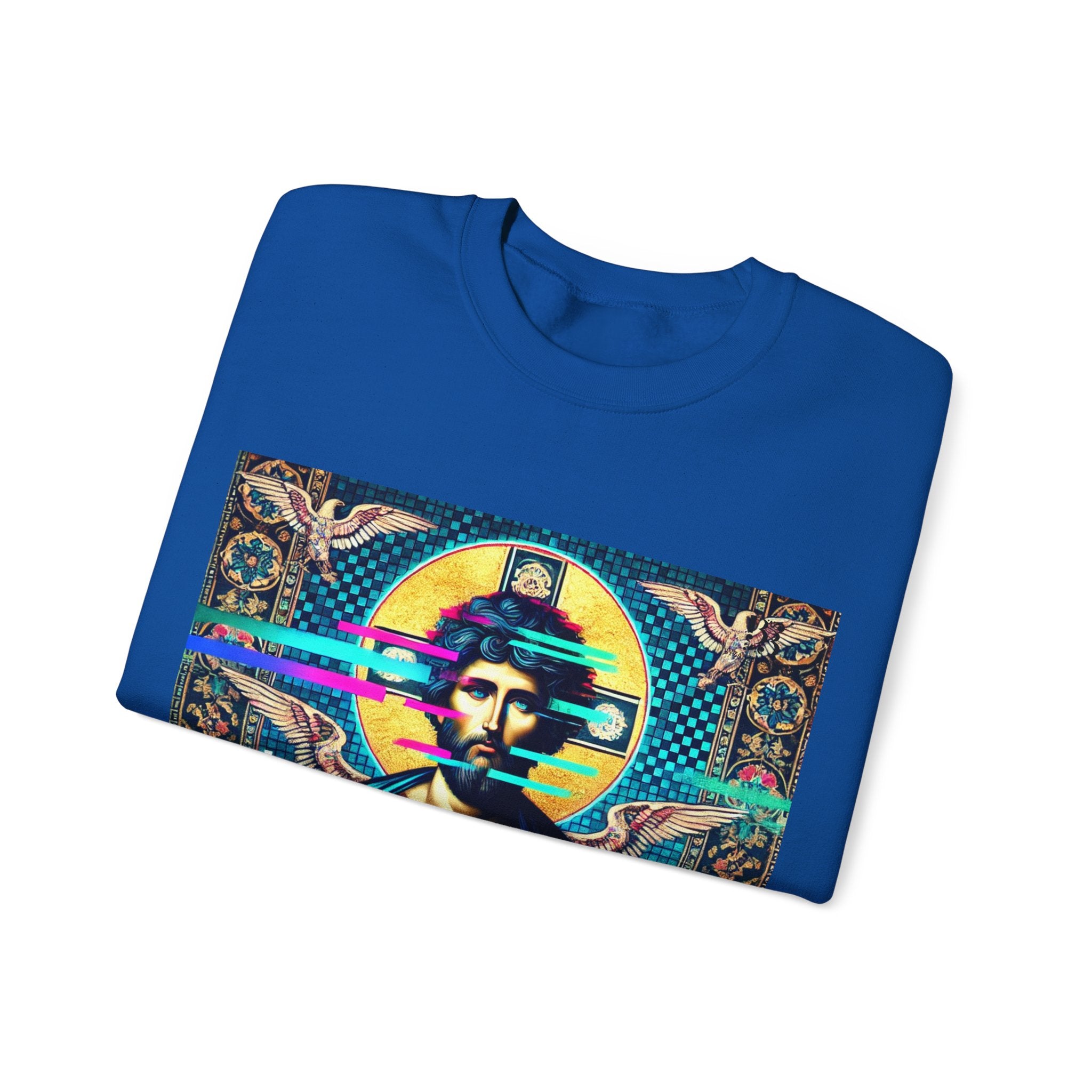 Vintage Christ Graphic Crewneck Sweatshirt - Unisex Heavy Blend™
