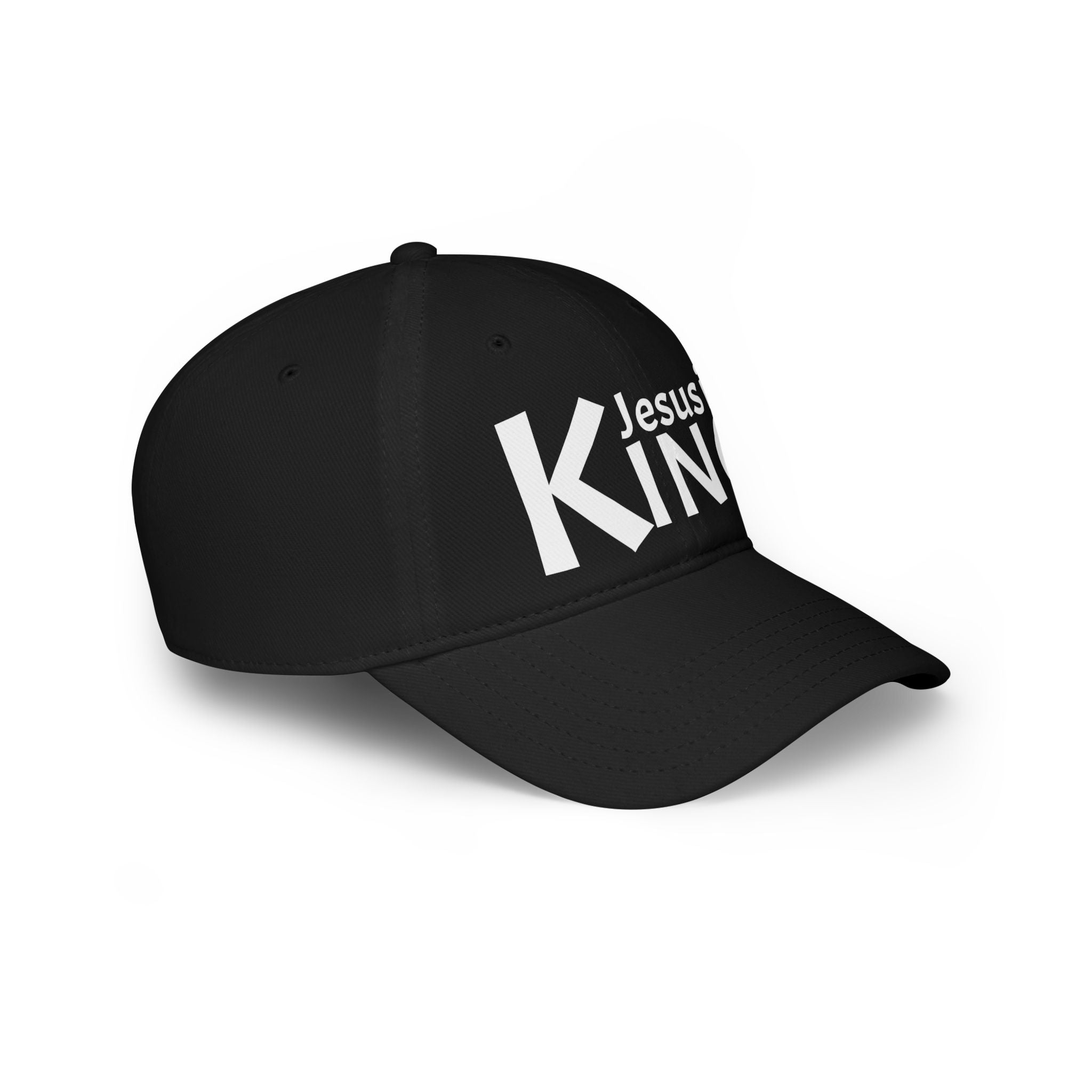 Inspirational Jesus is KING Low Profile Baseball Cap