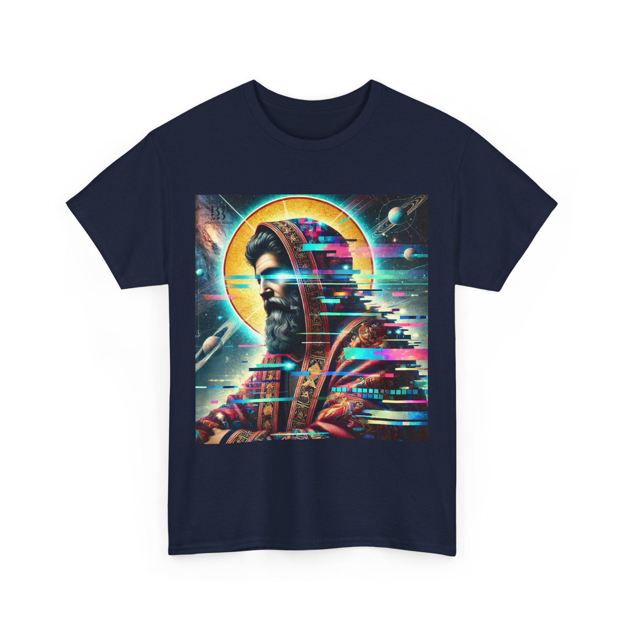 Vibrant Holy Man Graphic Tee - Unisex Heavy Cotton T-Shirt