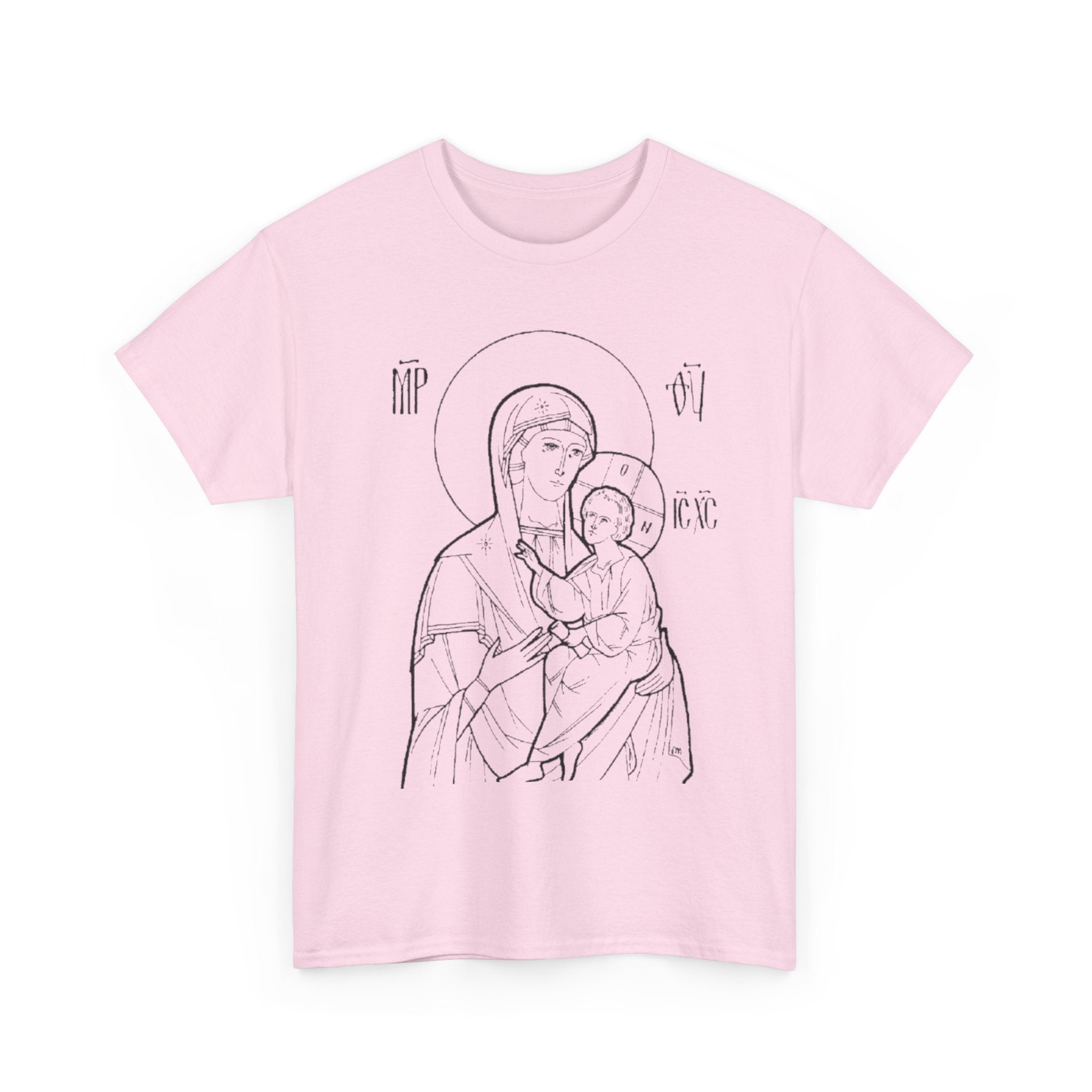 Outline - Blessed Mother & Child Design