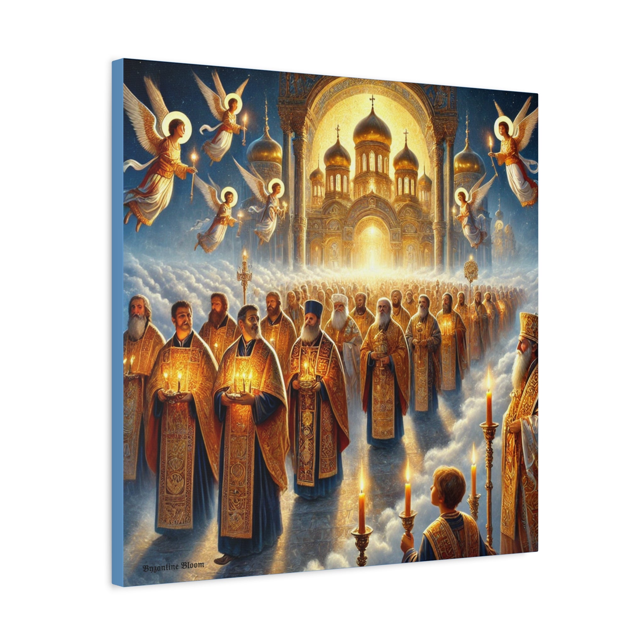 Spiritual Art Canvas Print - Orthodox Ceremony Scene