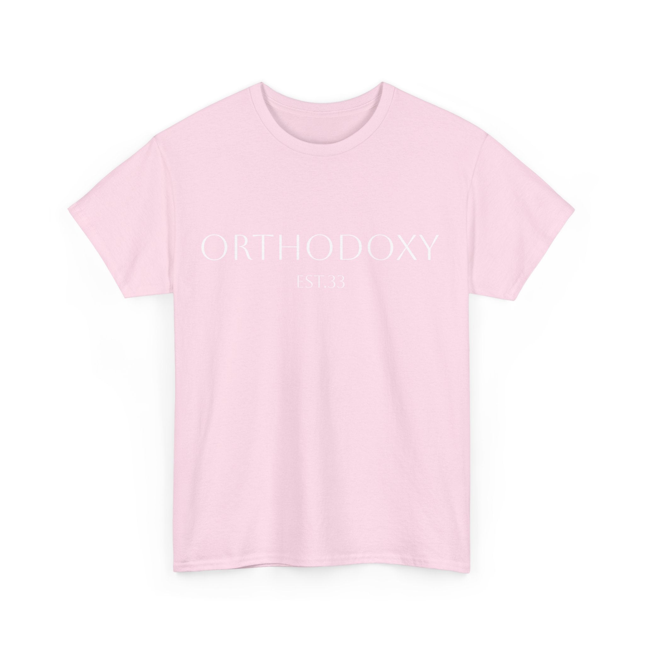Orthodoxy Established 33 Unisex Heavy Cotton Tee