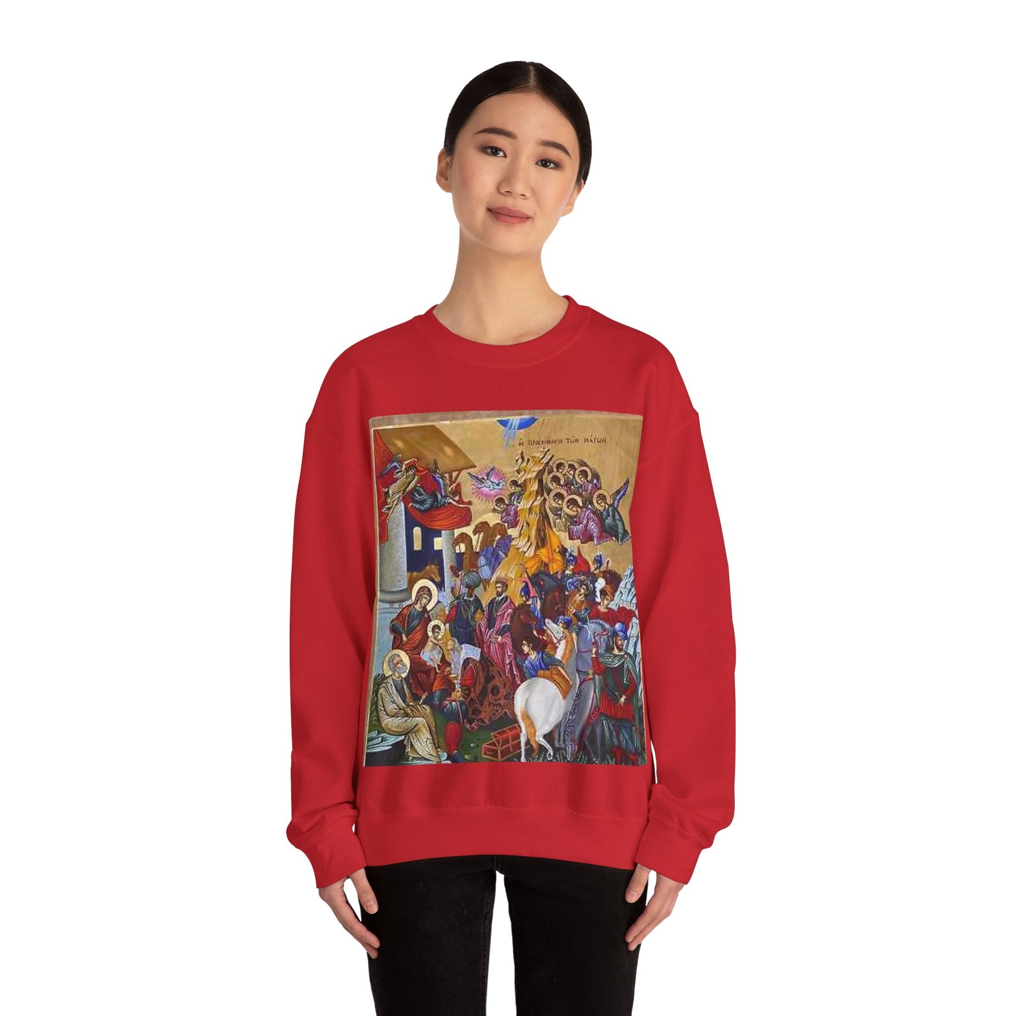 Artistic Crewneck Sweatshirt - Celebrating Heritage & Creativity