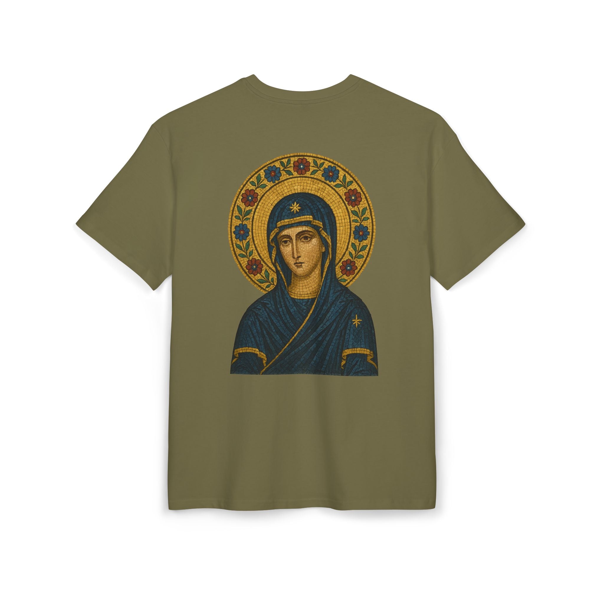 Iconic Mary Oversized Tee - Vintage Faith Shirt