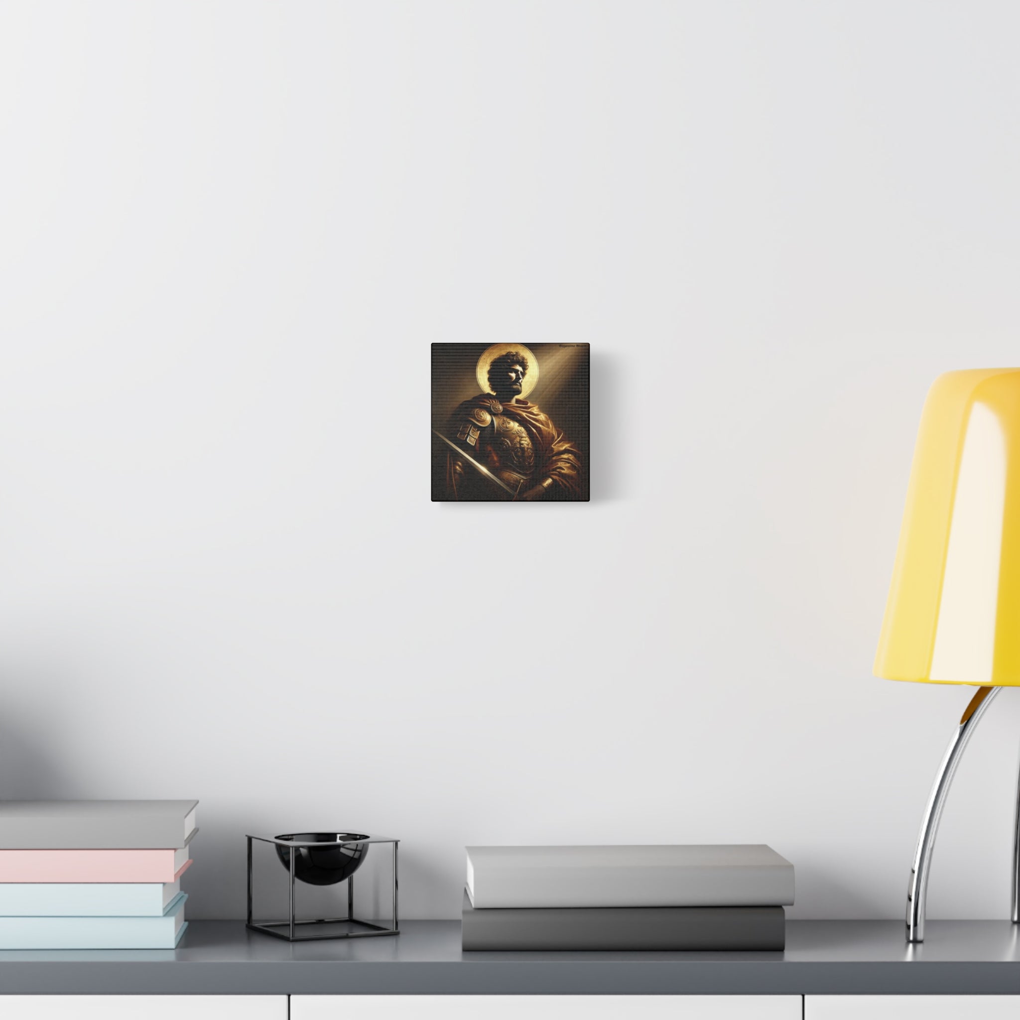 Heroic Saint Matte Canvas Wall Art - 1.25" Stretched